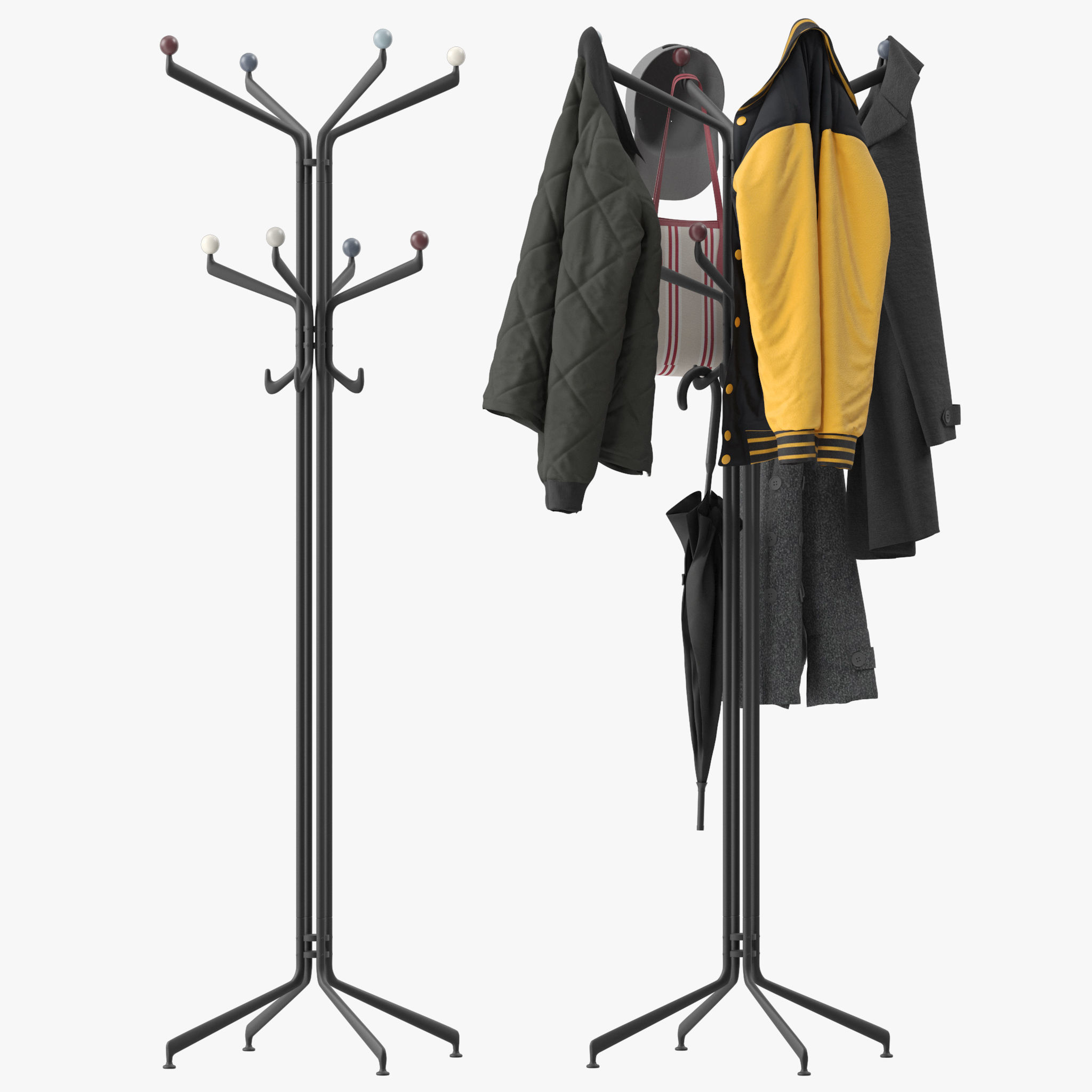 Capture SC77 Coat Rack 3D model_3