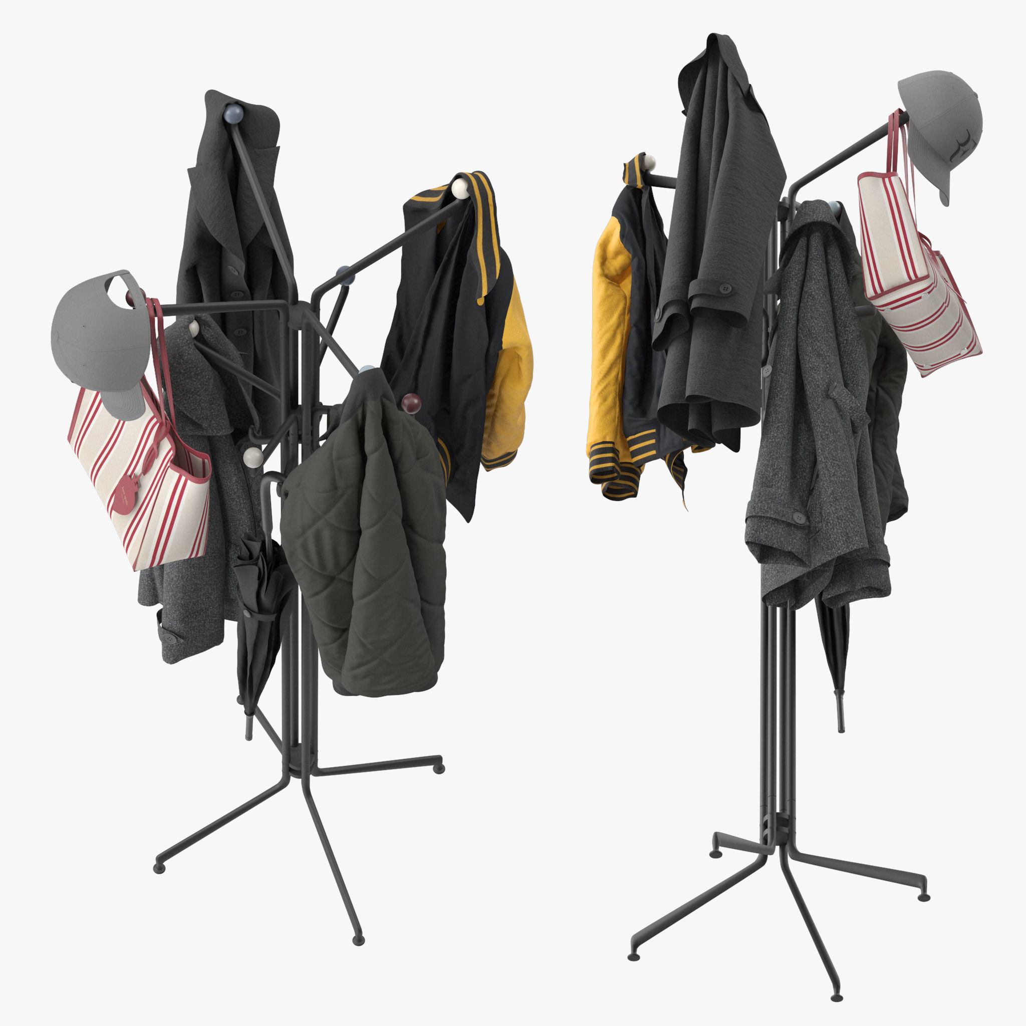 Capture SC77 Coat Rack 3D model_2