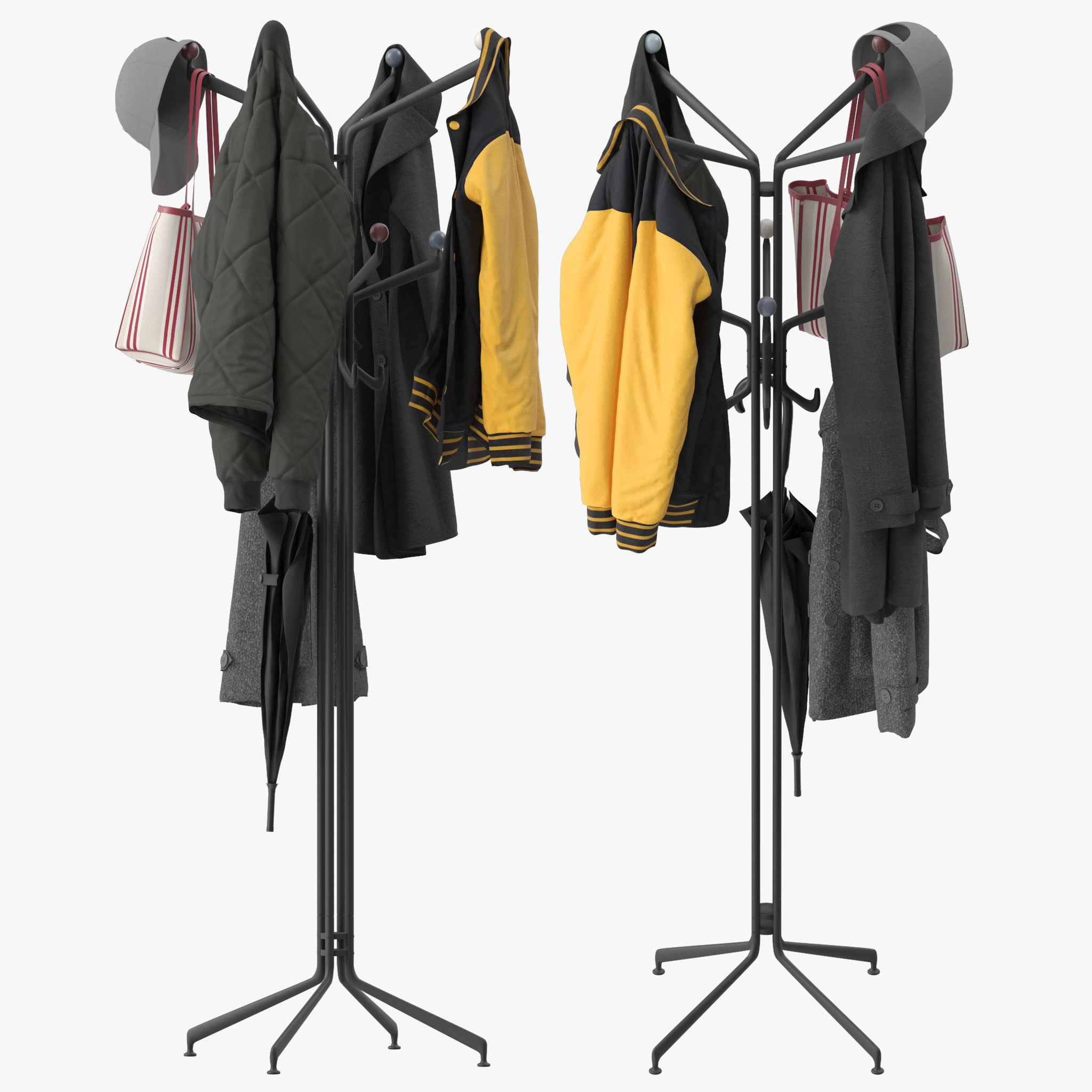 Capture SC77 Coat Rack 3D model_1