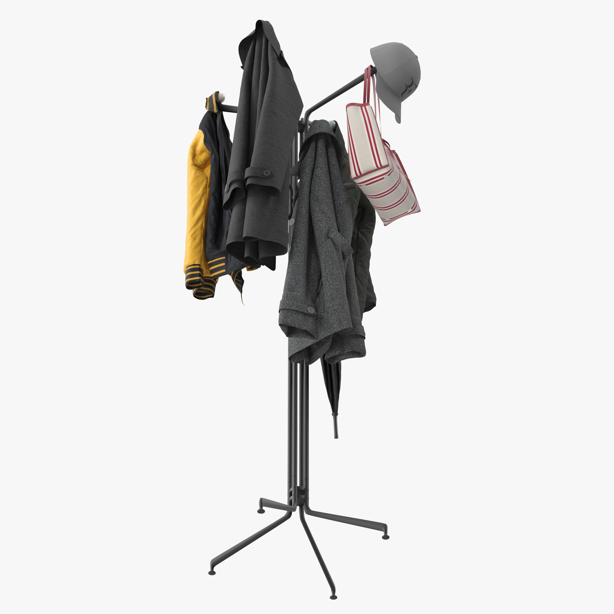 Capture SC77 Coat Rack 3D model_8