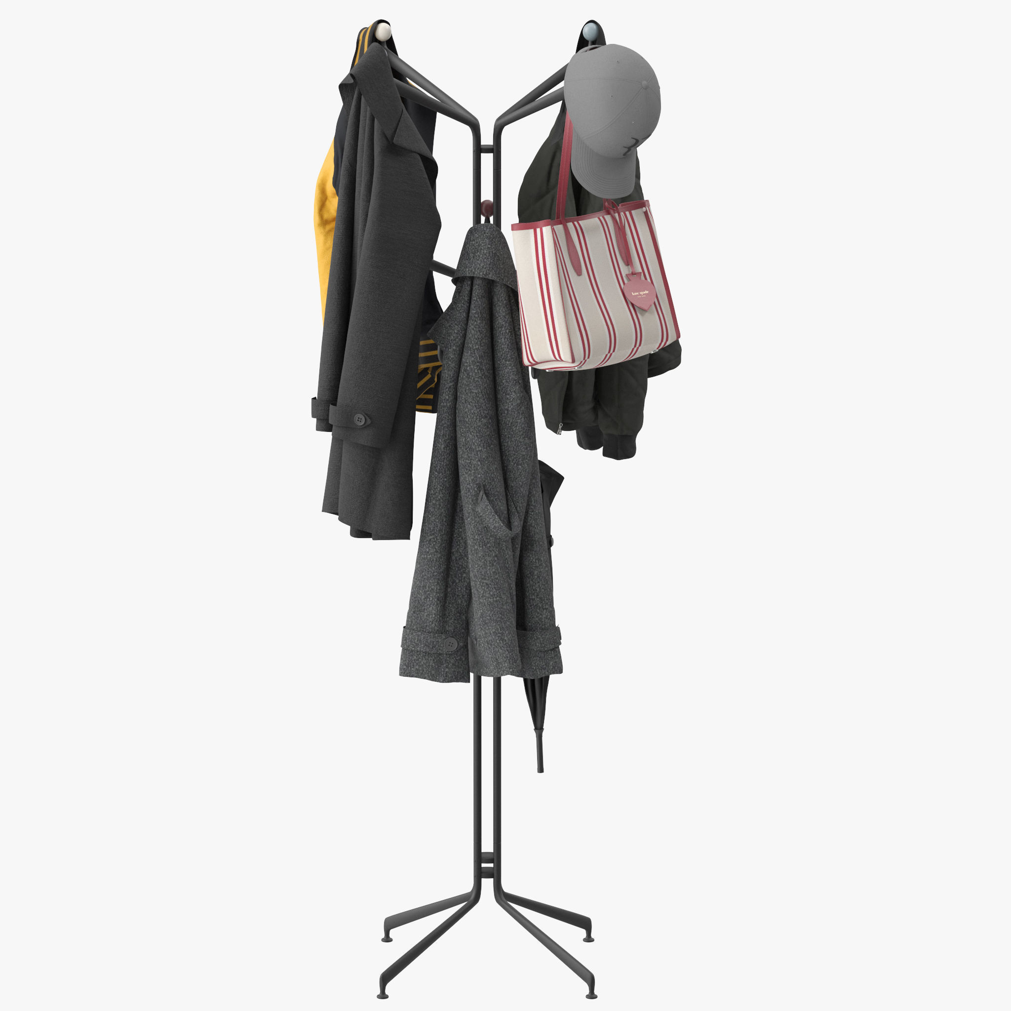 Capture SC77 Coat Rack 3D model_5