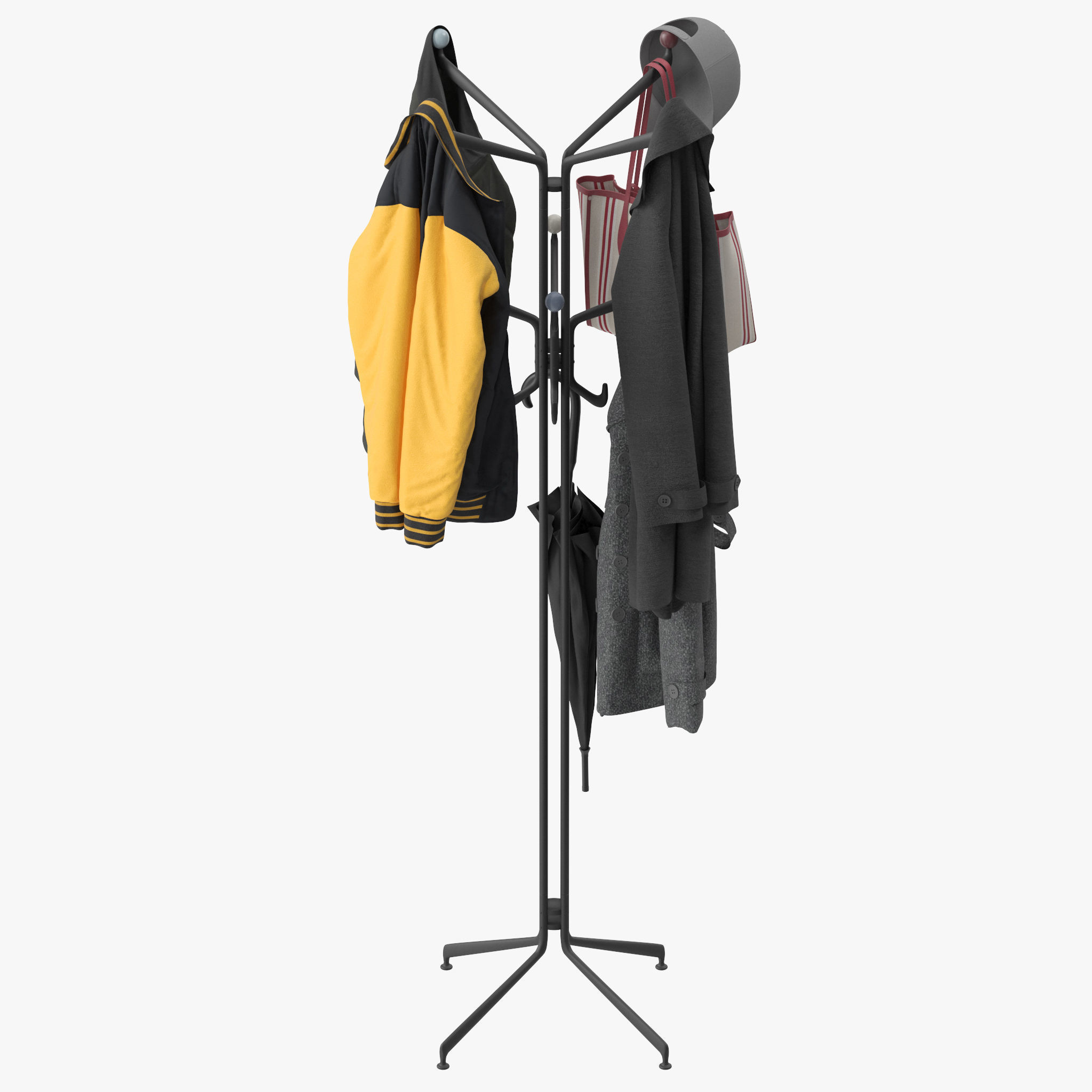 Capture SC77 Coat Rack 3D model_7