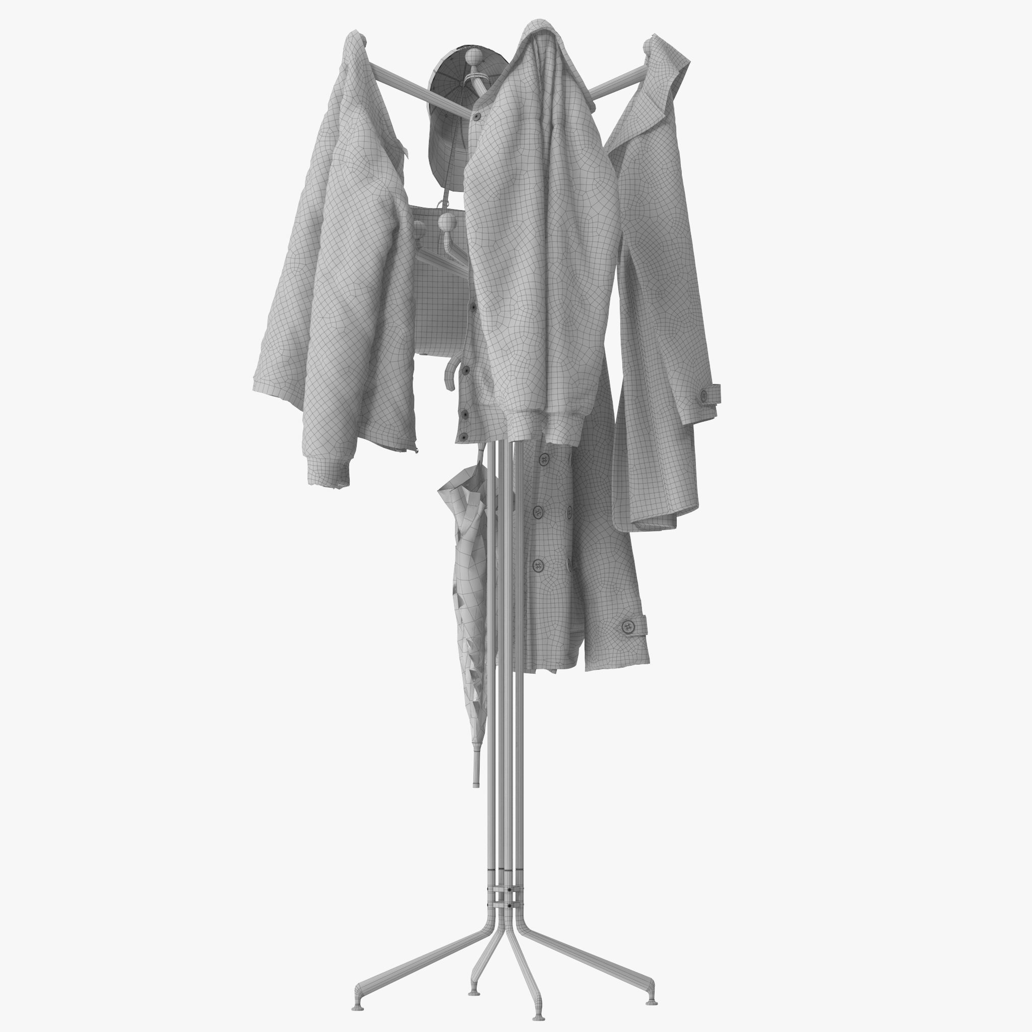 Capture SC77 Coat Rack 3D model_20