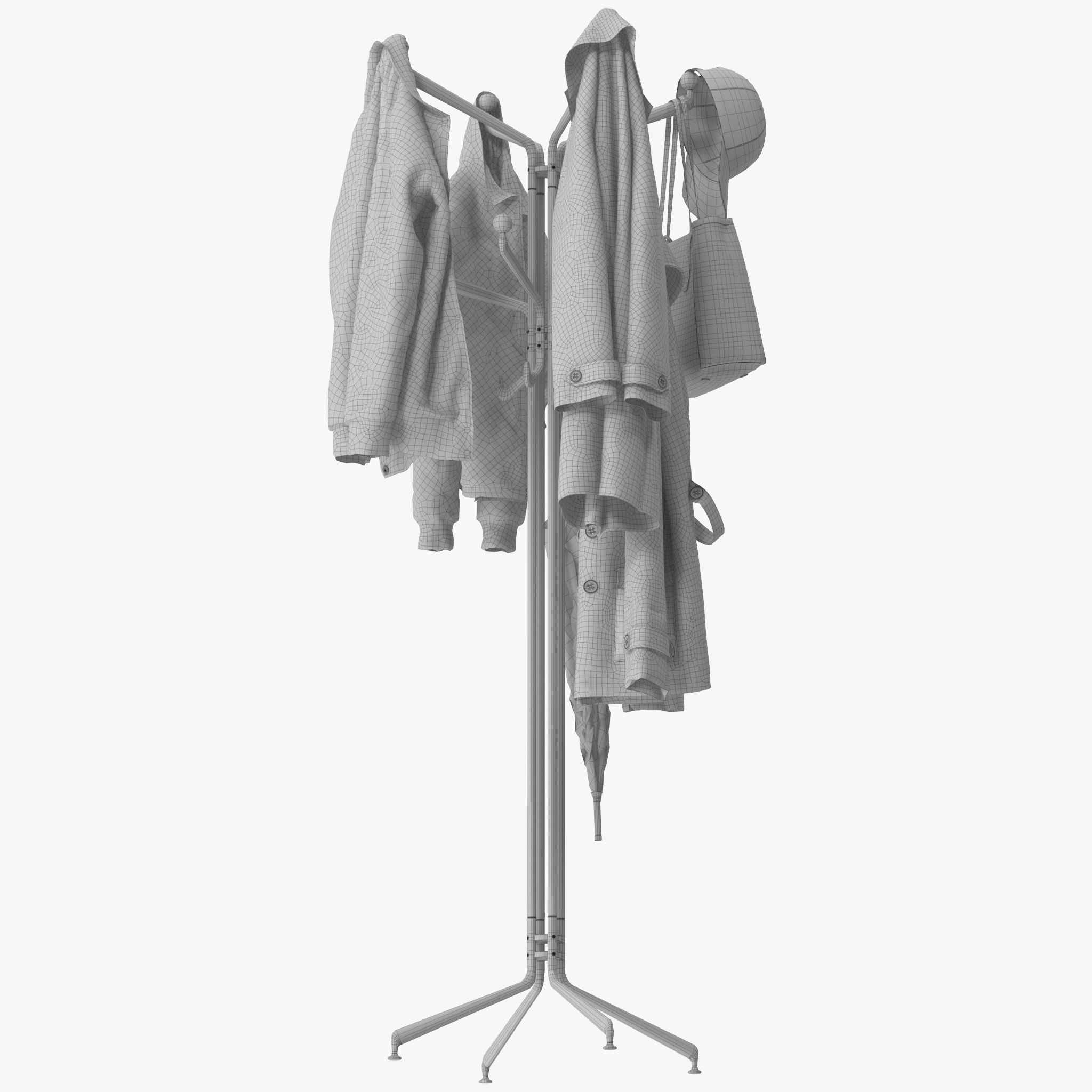 Capture SC77 Coat Rack 3D model_19