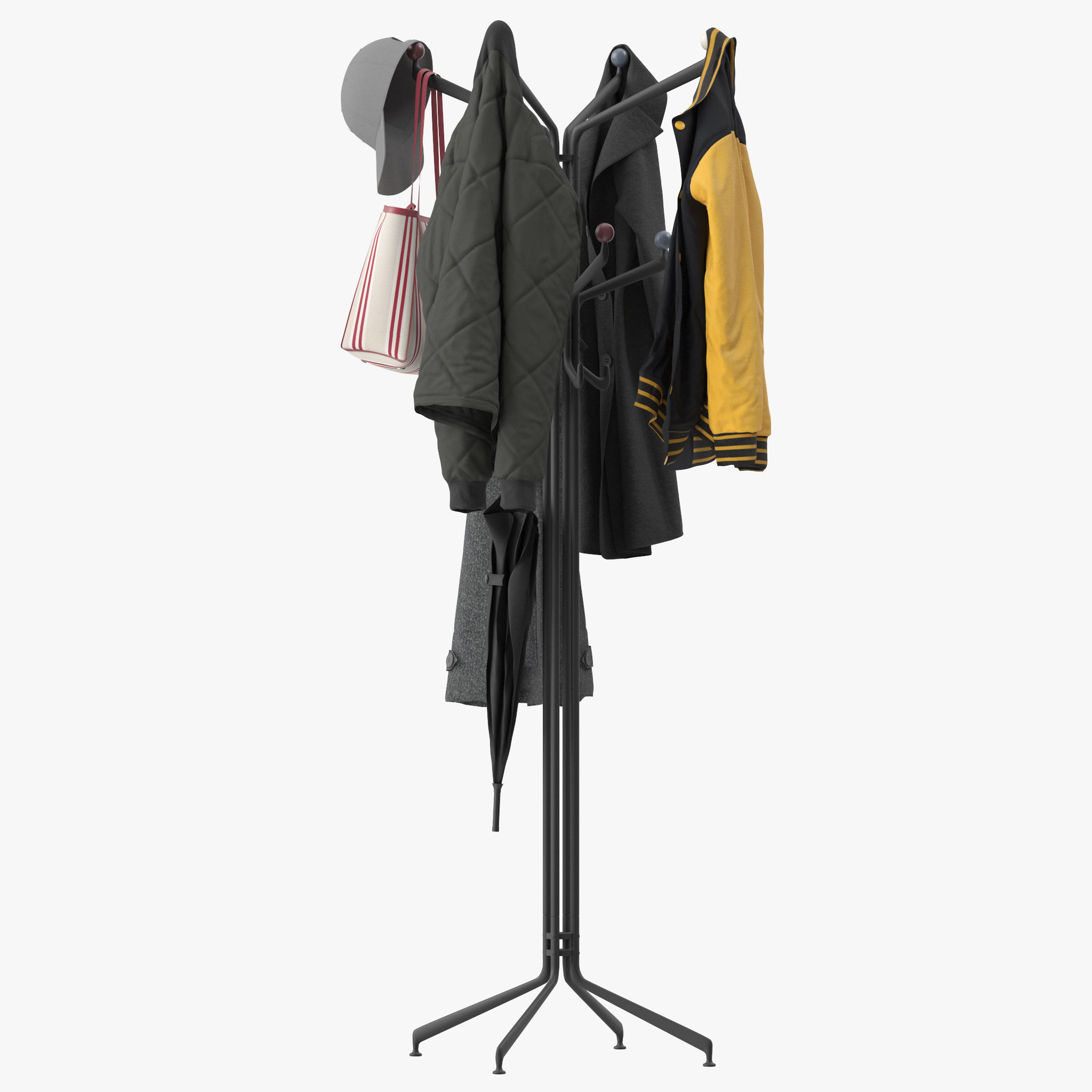 Capture SC77 Coat Rack 3D model_6