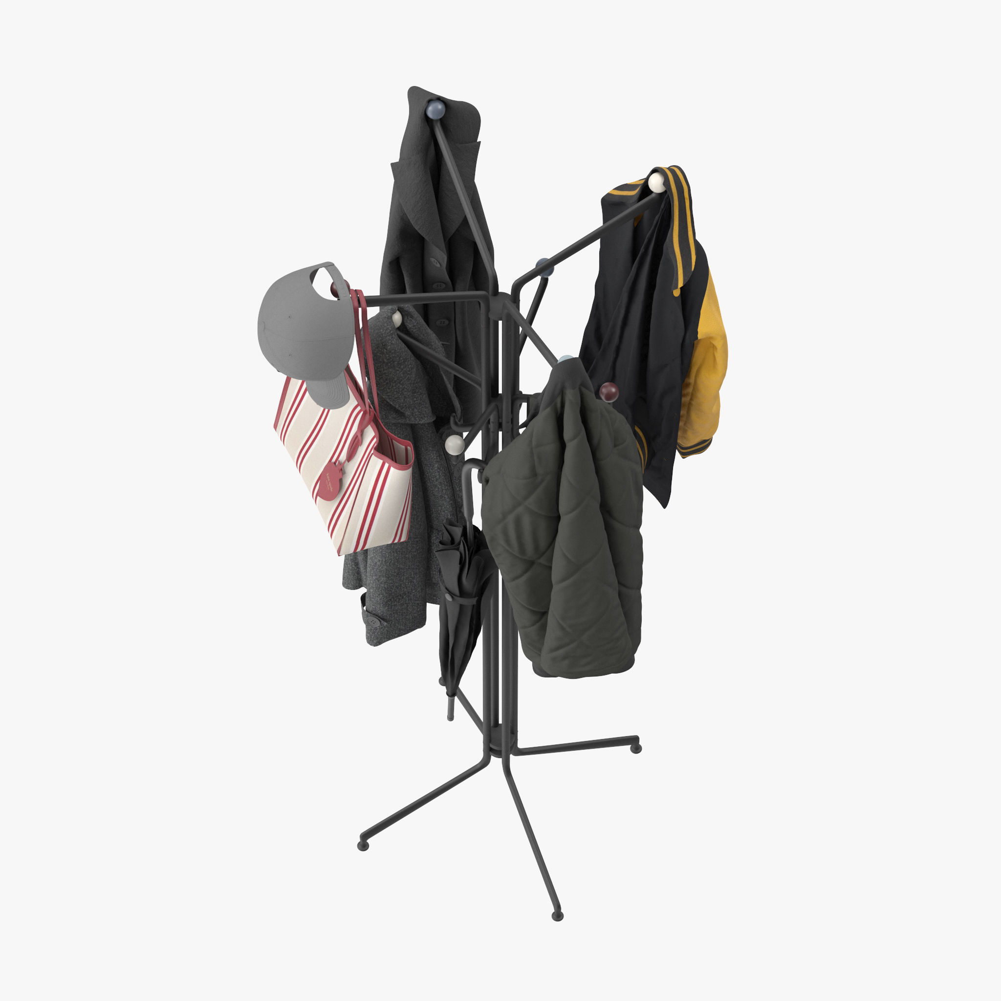 Capture SC77 Coat Rack 3D model_9