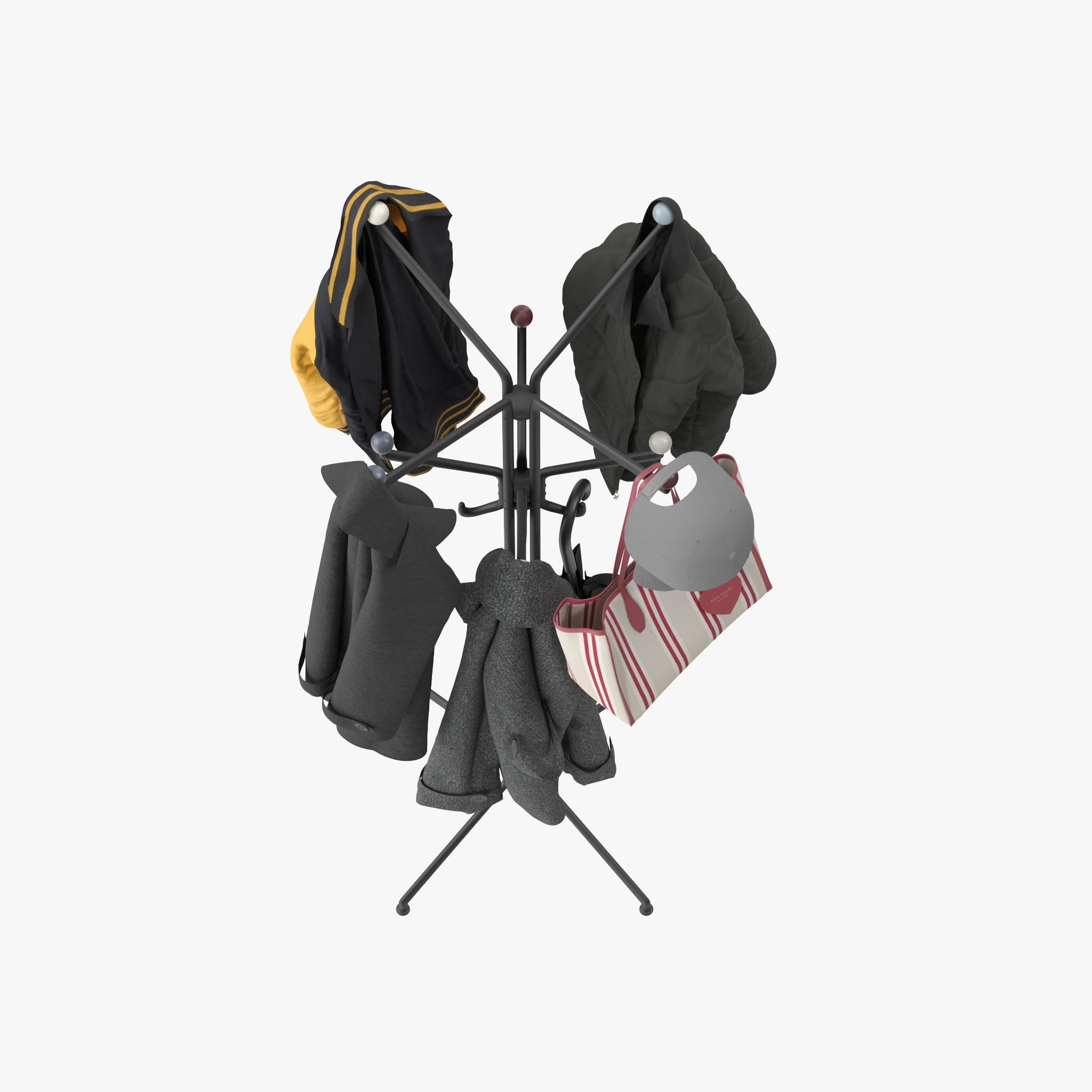 Capture SC77 Coat Rack 3D model_11