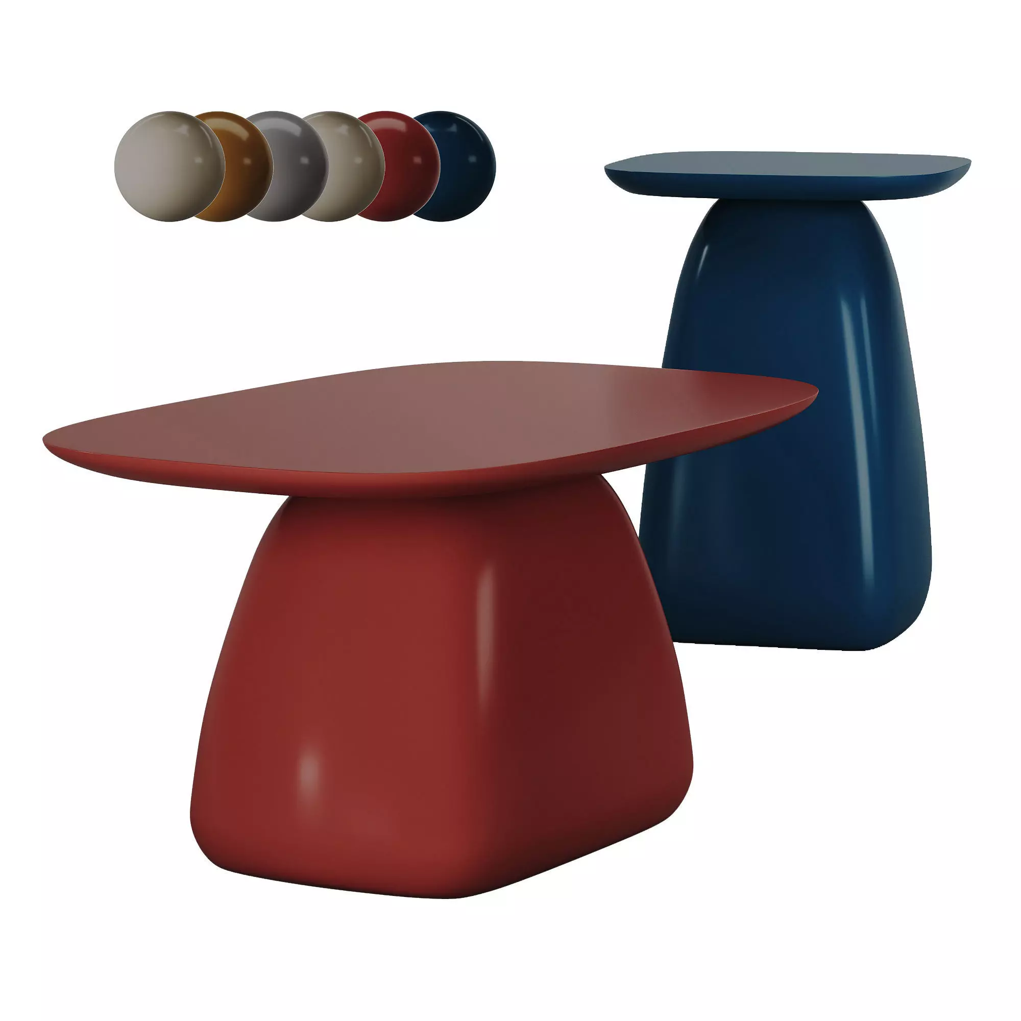 TAVOLINO CLIFF table Low-poly 3D model