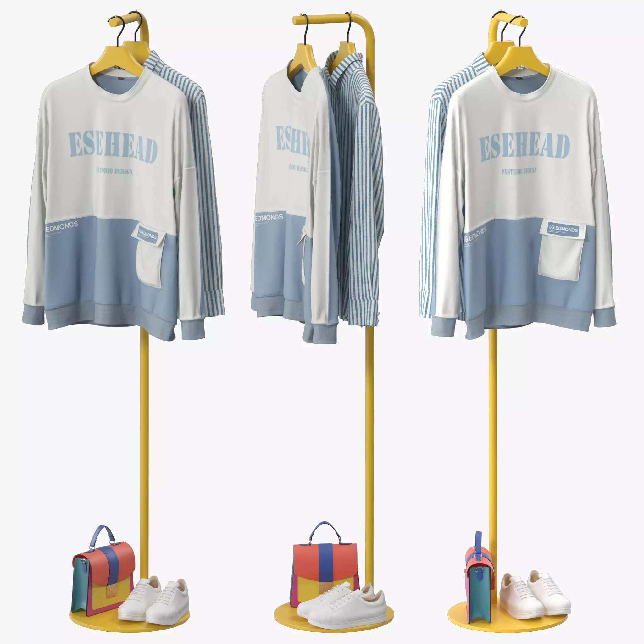 Bow Coat Rack 3D model