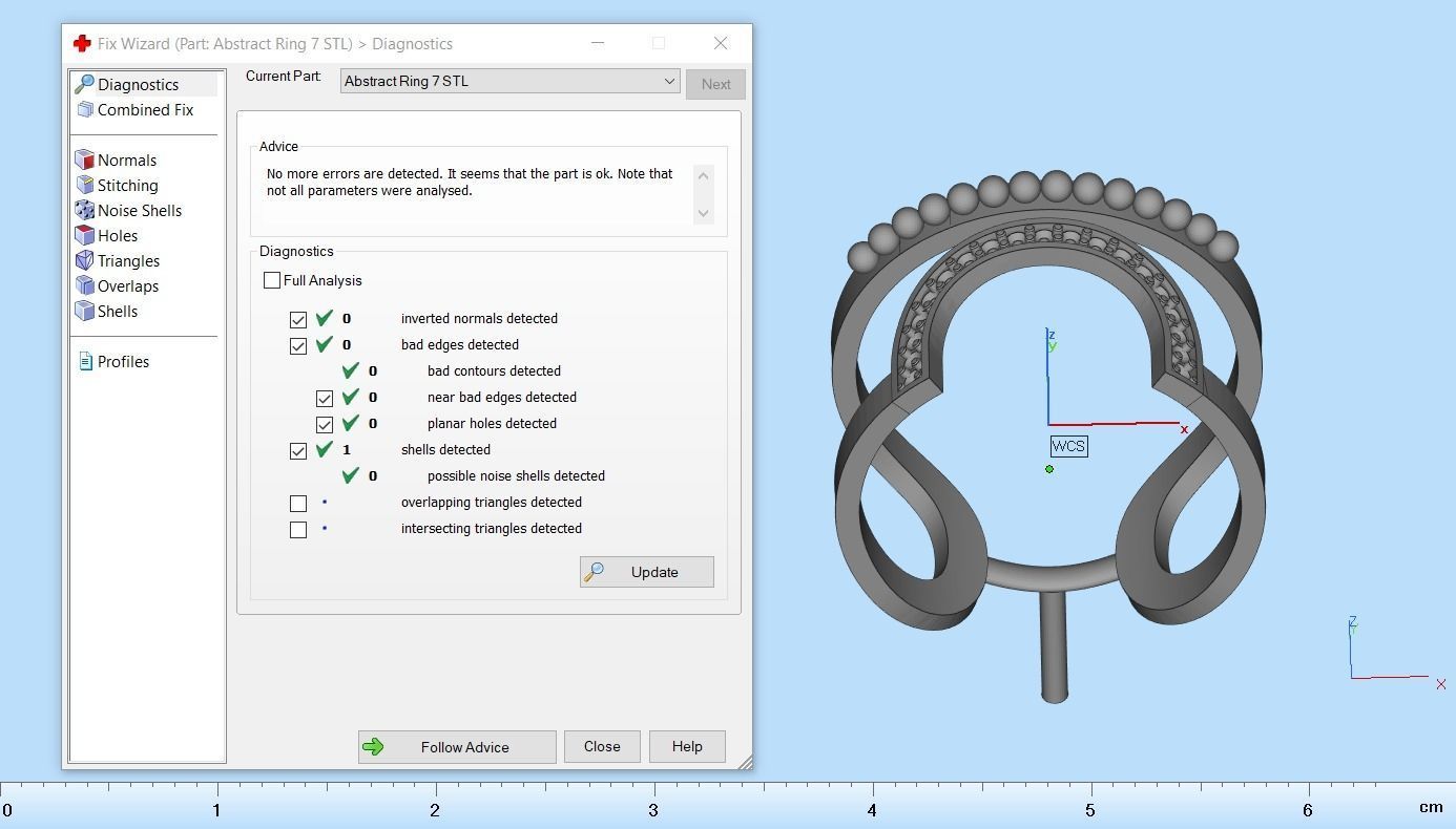 Ring with diamonds N11 3D print model_15