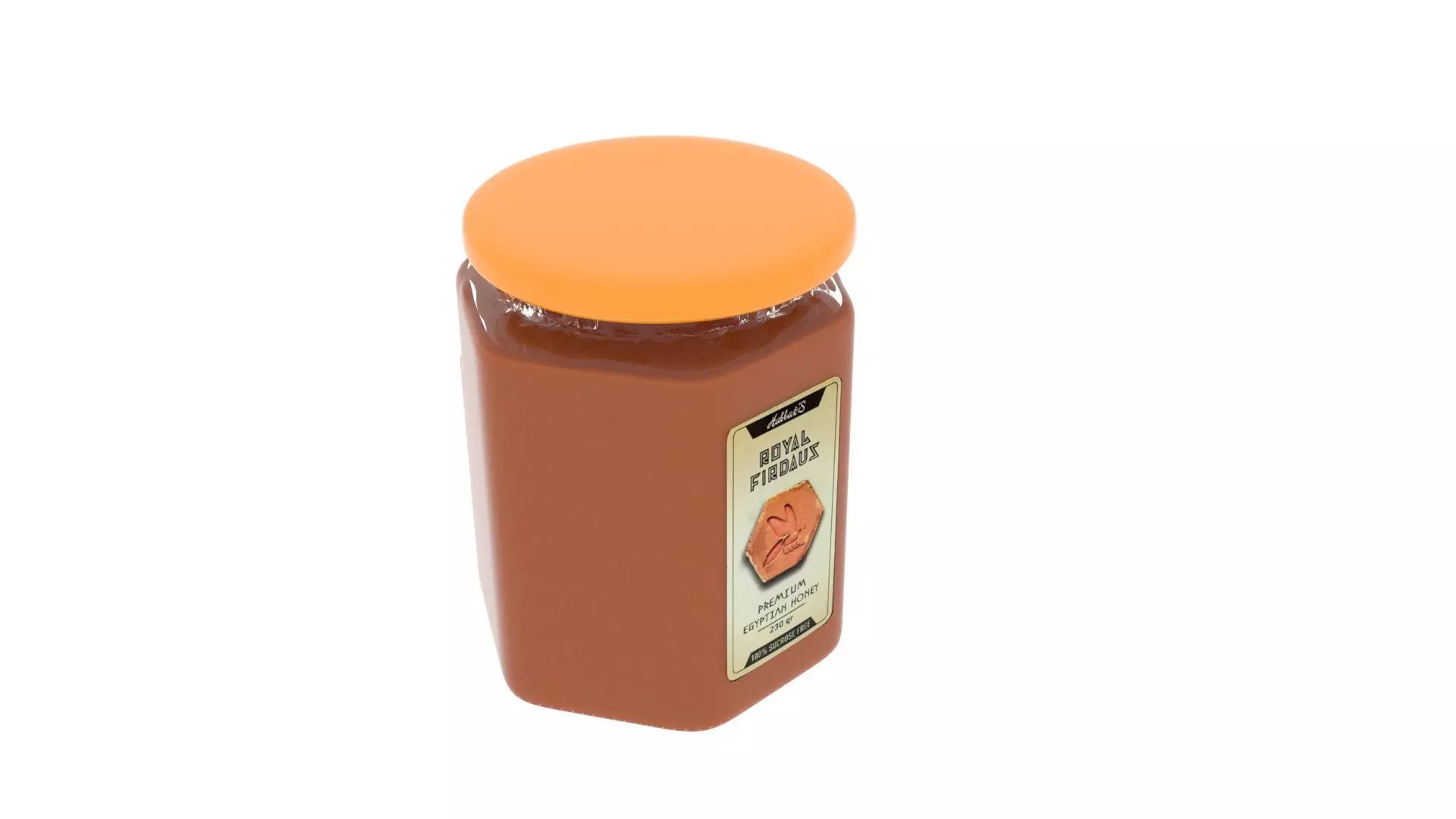 Honey Jar 3D model_0