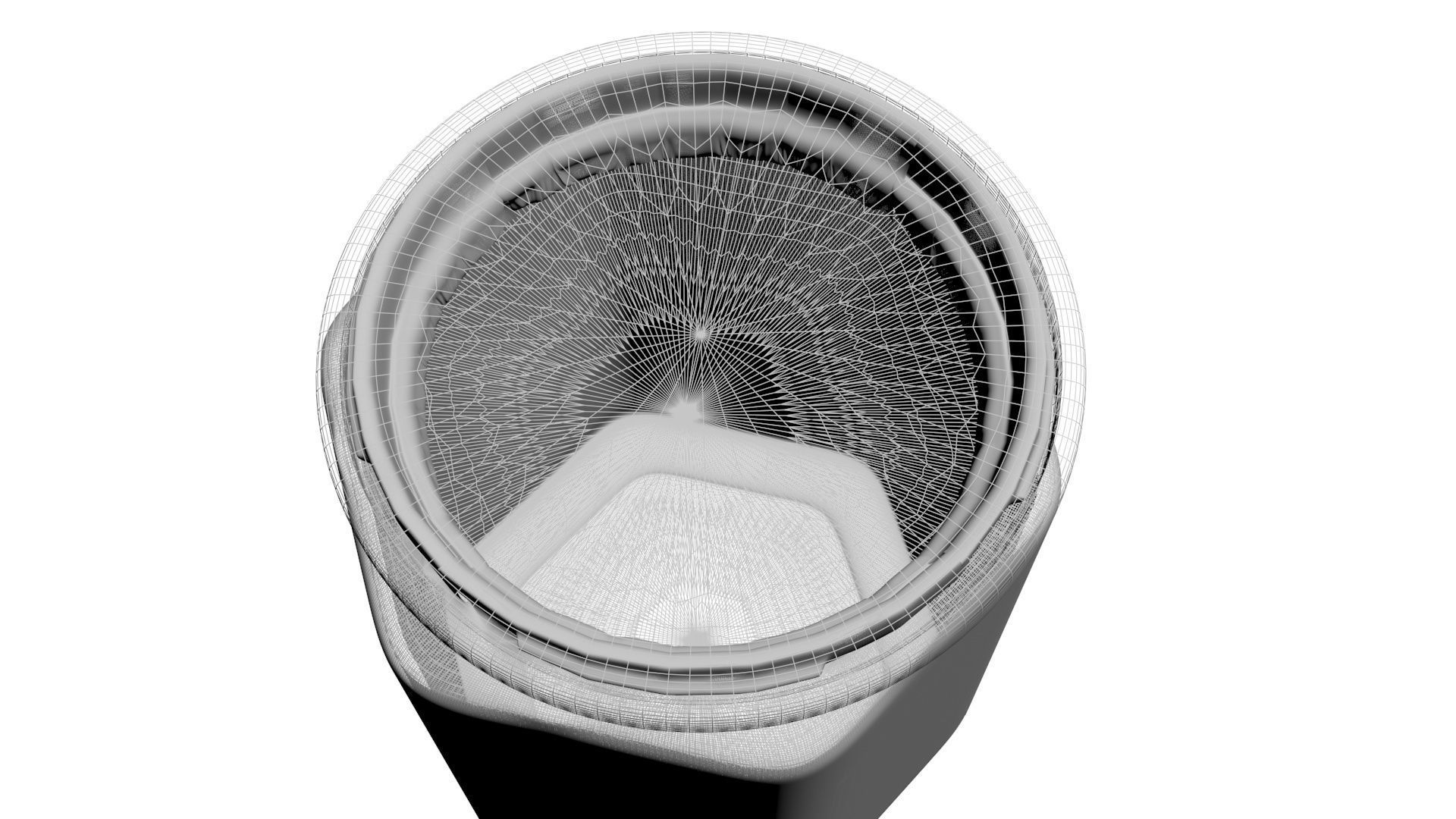 Honey Jar 3D model_7