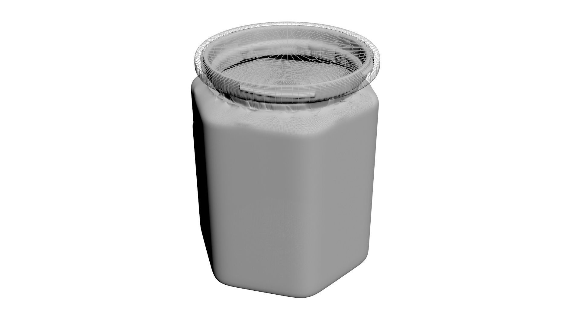 Honey Jar 3D model_6