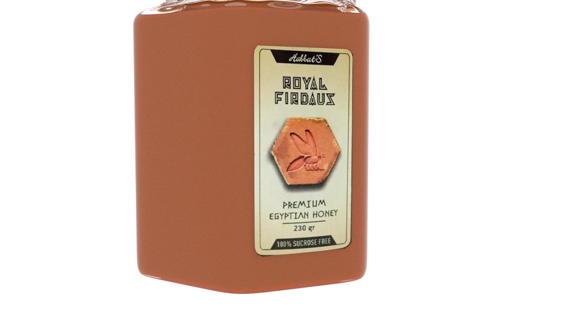 Honey Jar 3D model_5