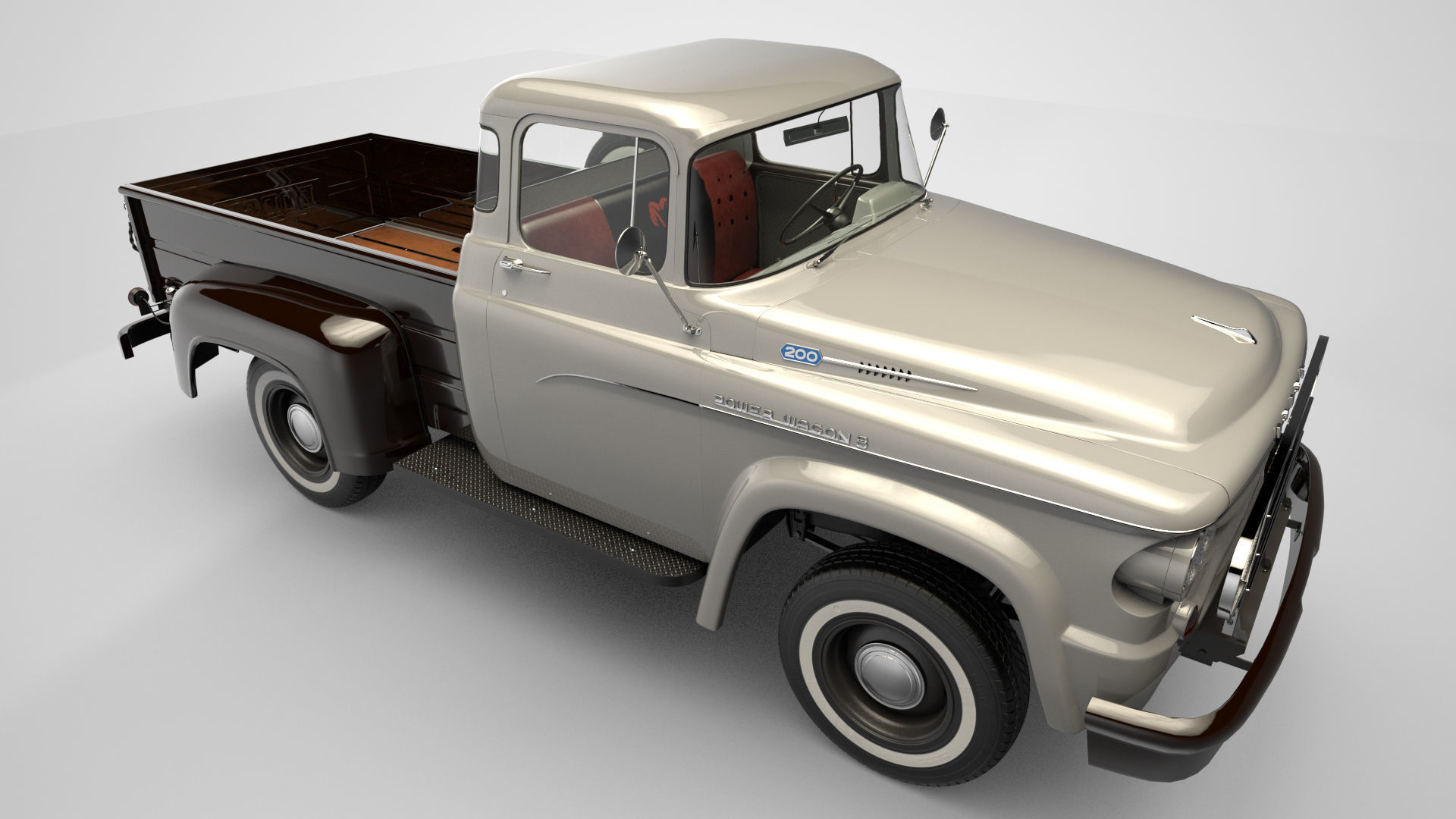 Dodge Power Wagon  3D model_2