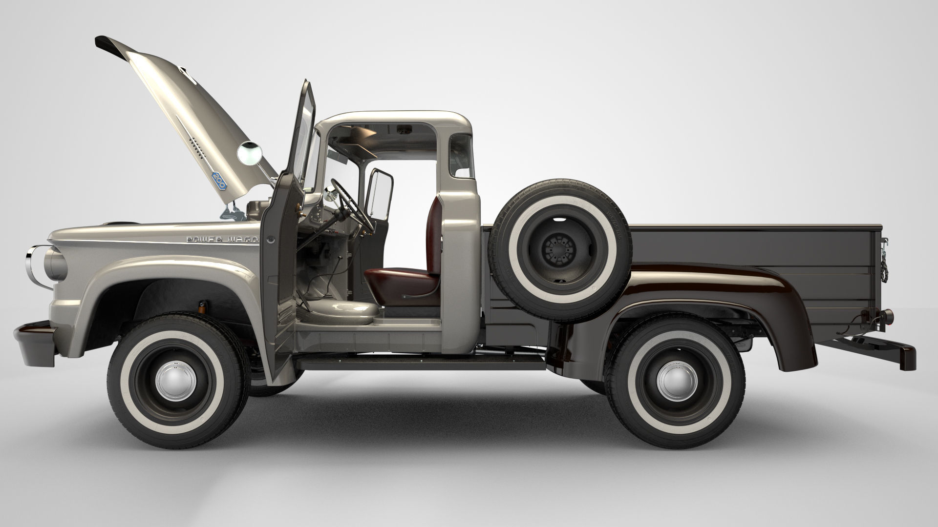 Dodge Power Wagon  3D model_16