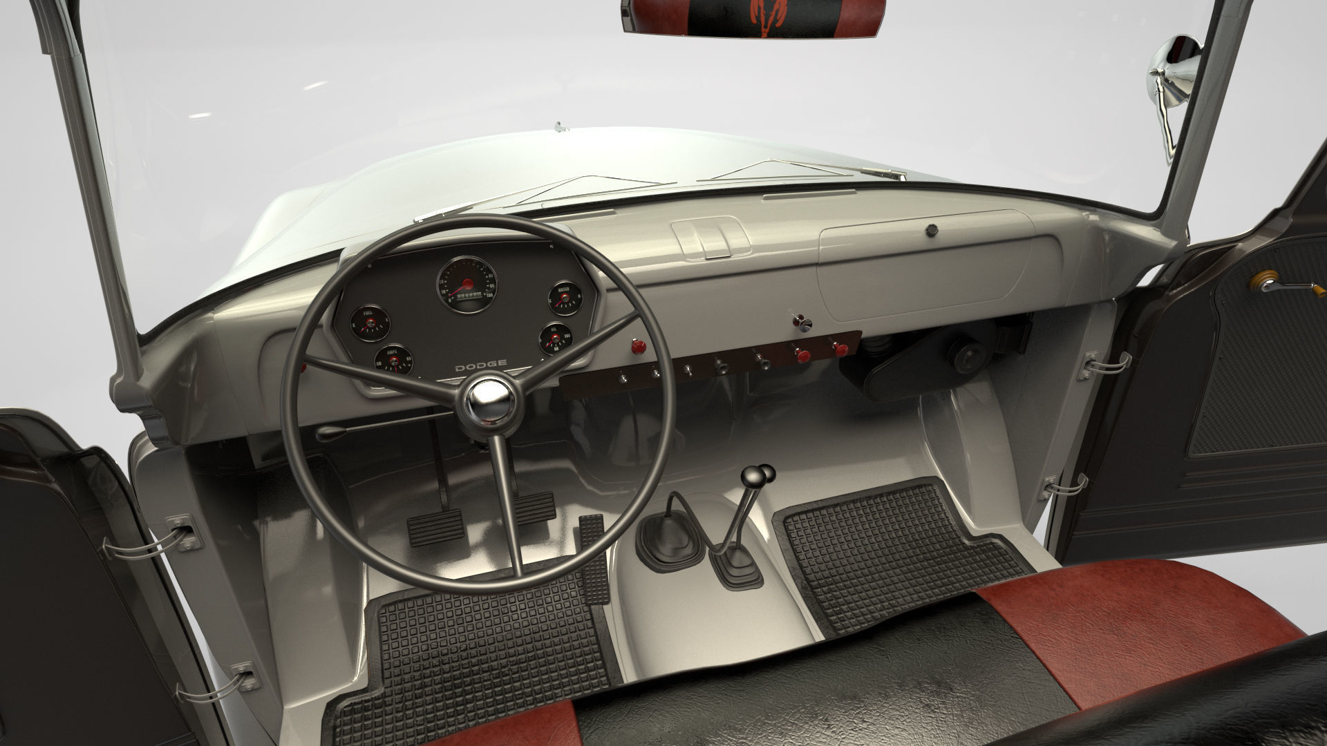 Dodge Power Wagon  3D model_8