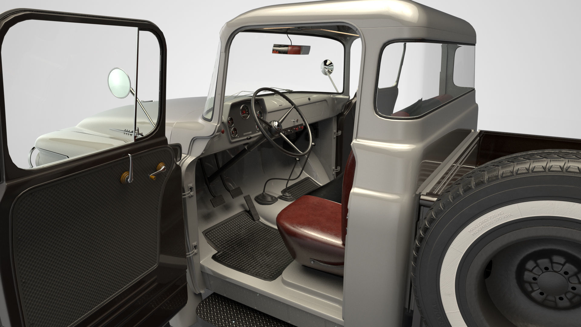 Dodge Power Wagon  3D model_6