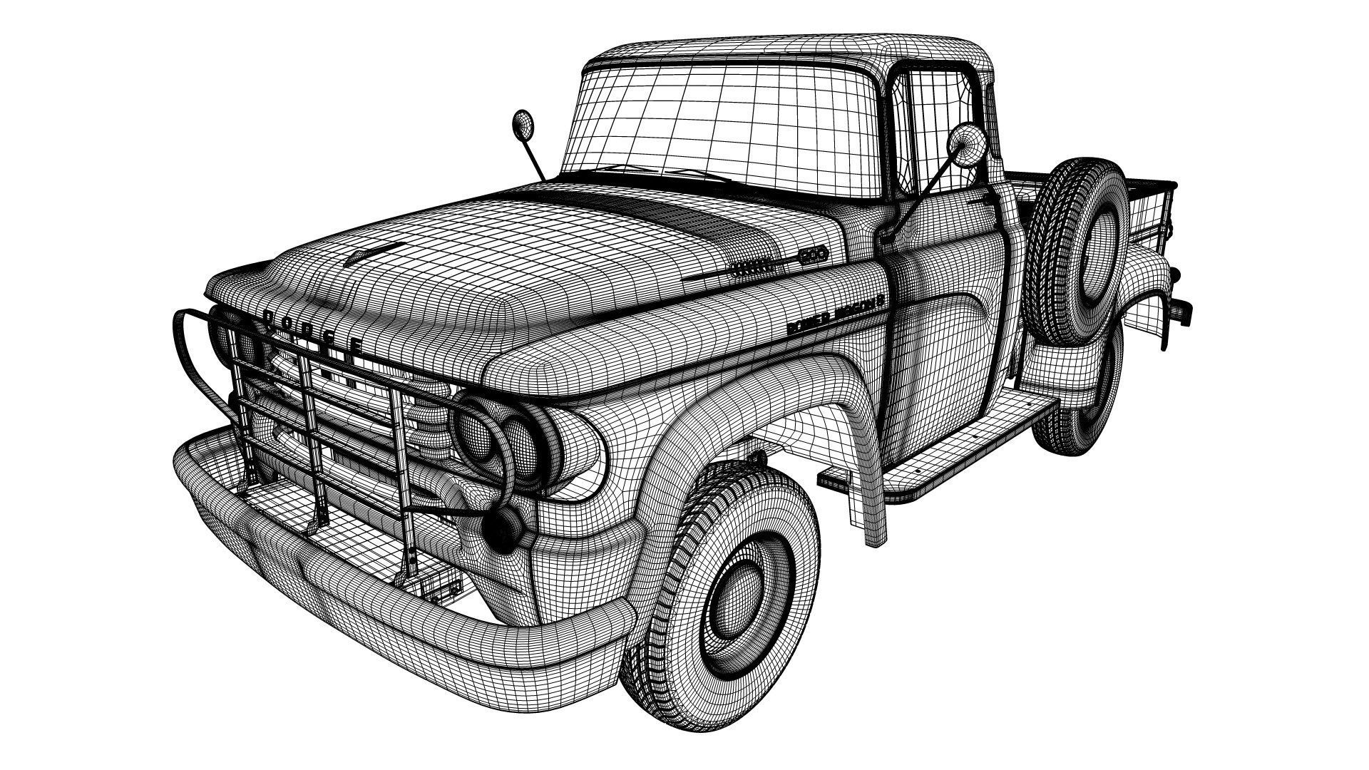 Dodge Power Wagon  3D model_51