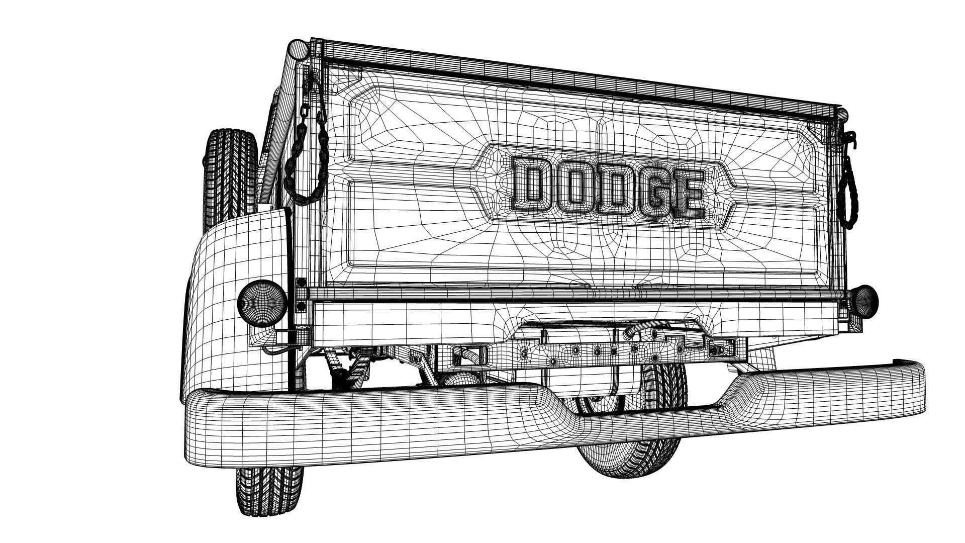Dodge Power Wagon  3D model_41