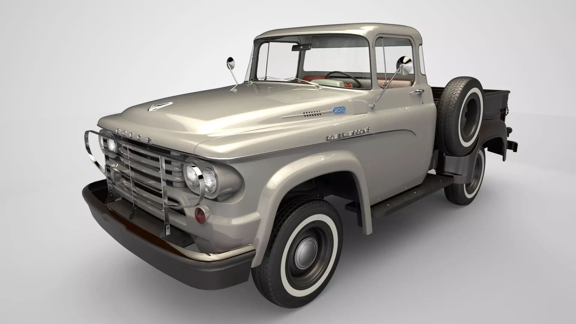 Dodge Power Wagon  3D model_0