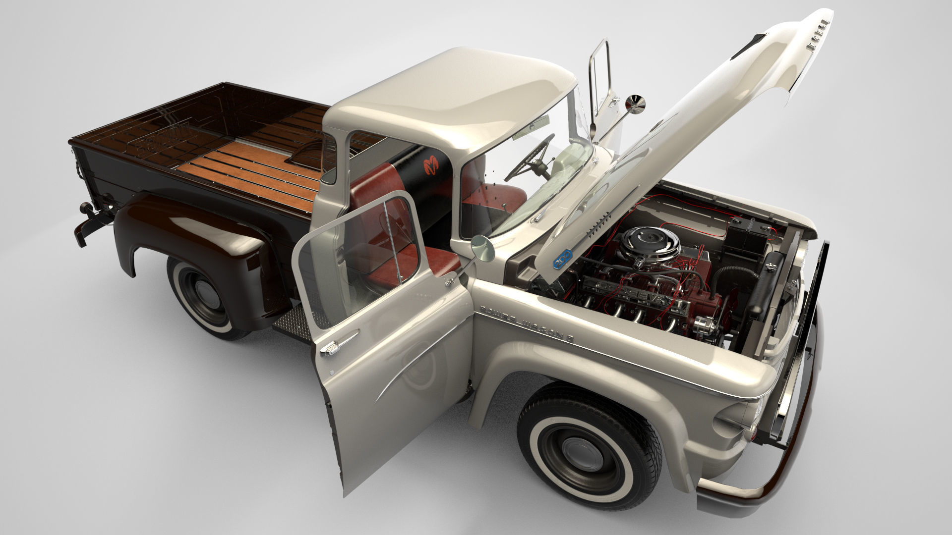 Dodge Power Wagon  3D model_23