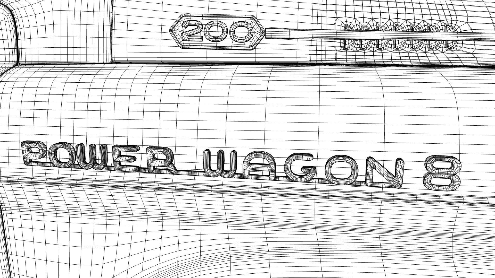 Dodge Power Wagon  3D model_42