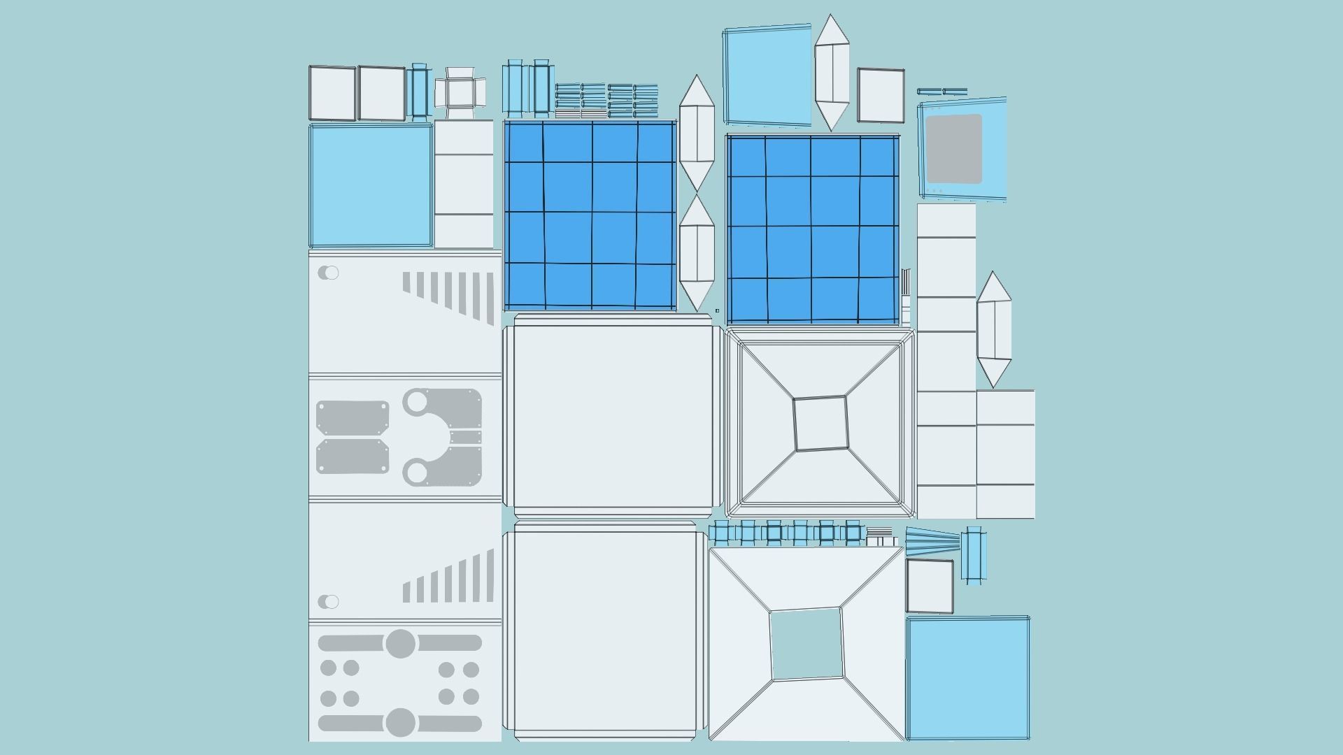 10 Satellite E Collection - SciFi Space Design _65