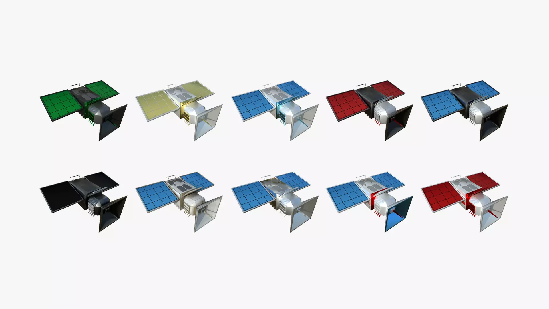 10 Satellite E Collection - SciFi Space Design _0