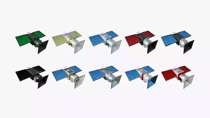 10 Satellite E Collection - SciFi Space Design 