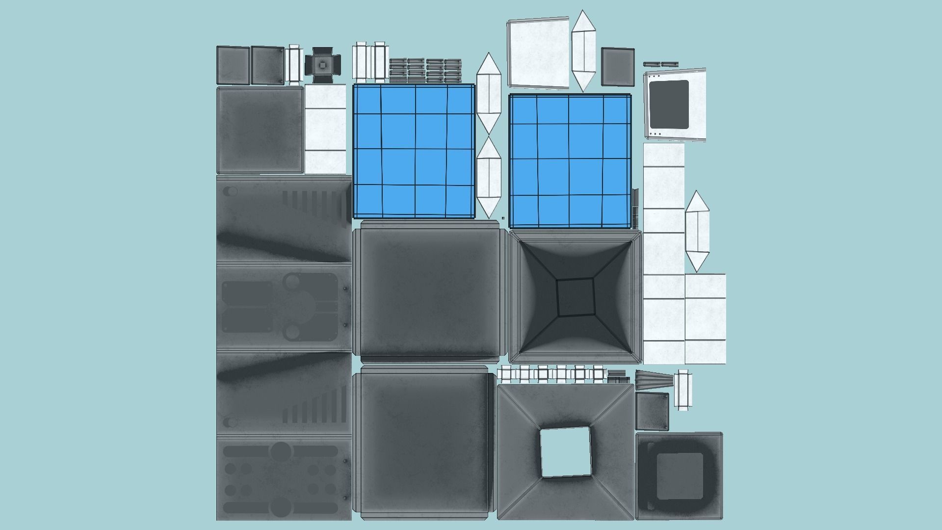 10 Satellite E Collection - SciFi Space Design _77