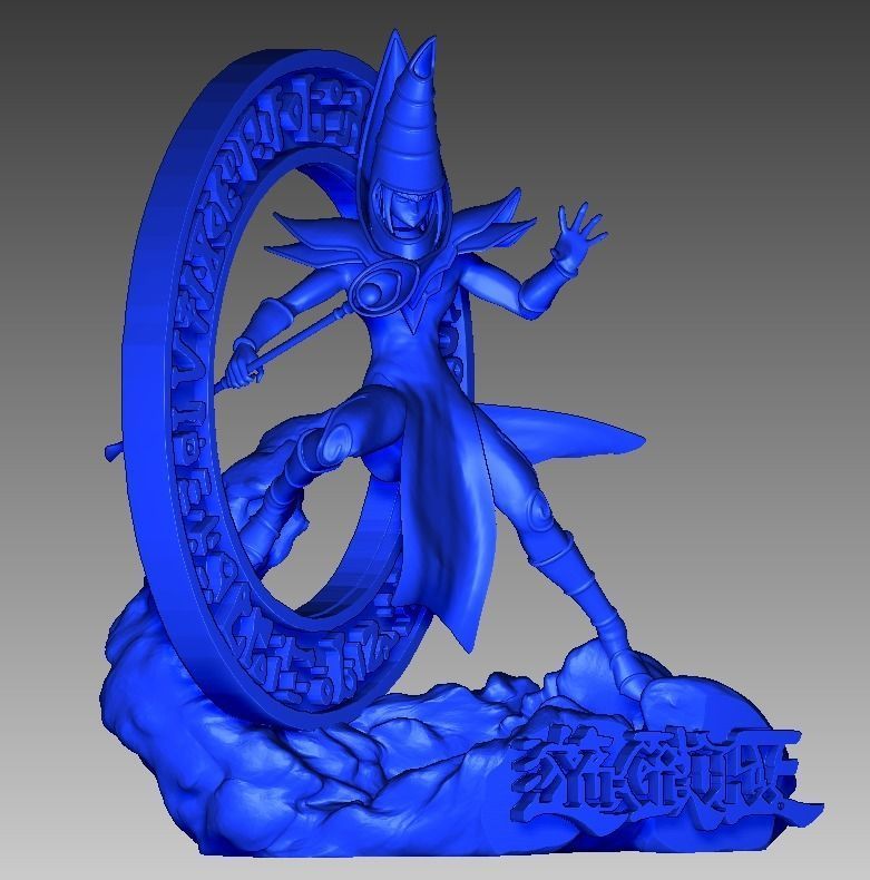 Dark Magician   Yu-Gi-Oh 3D print model_5