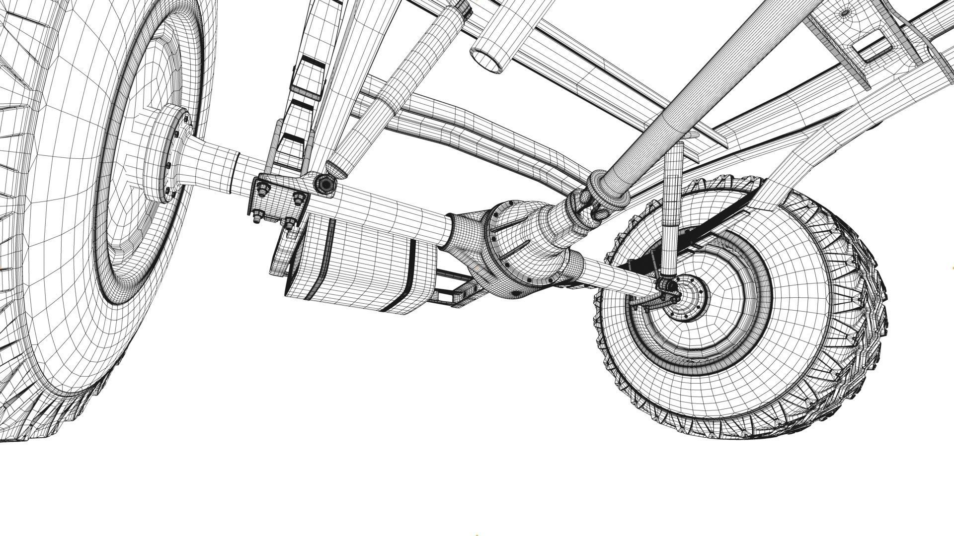 Dodge Town Wagon 4x4 3D model_56
