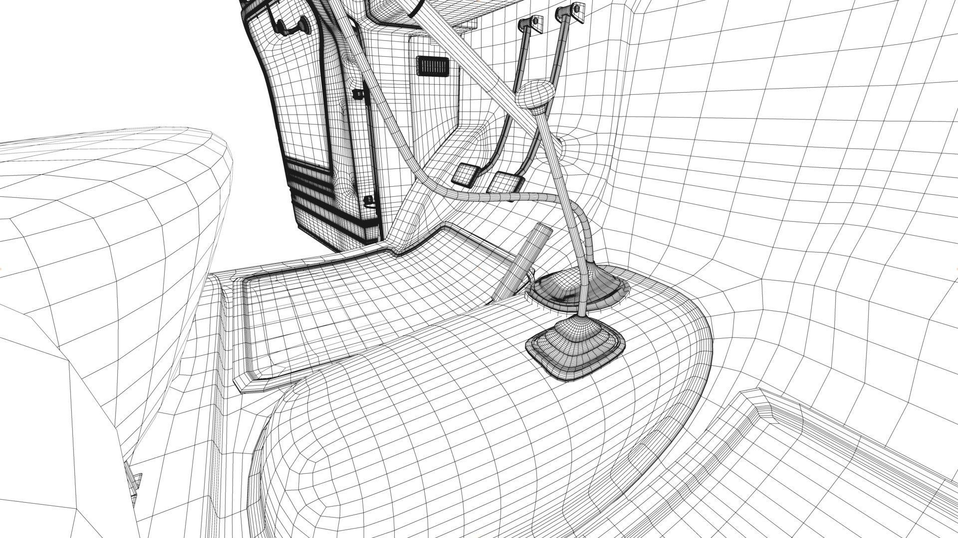 Dodge Town Wagon 4x4 3D model_52