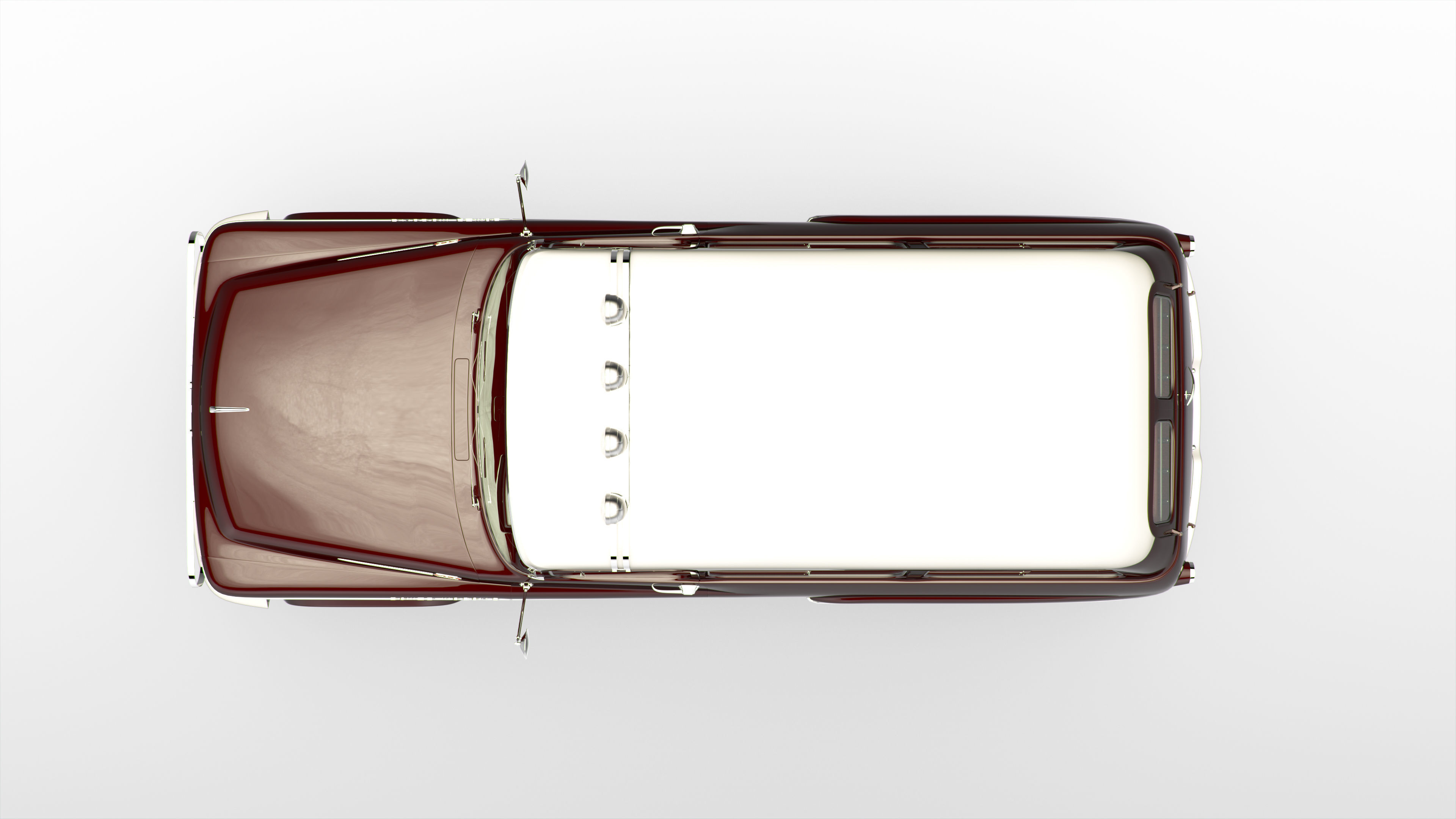 Dodge Town Wagon 4x4 3D model_29