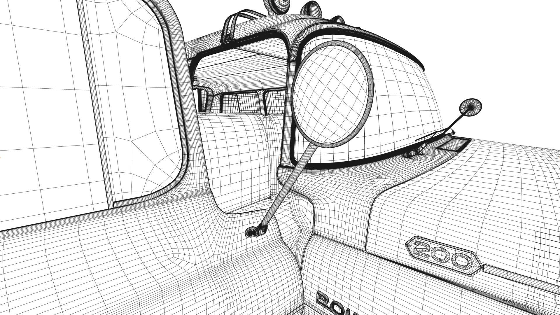 Dodge Town Wagon 4x4 3D model_51