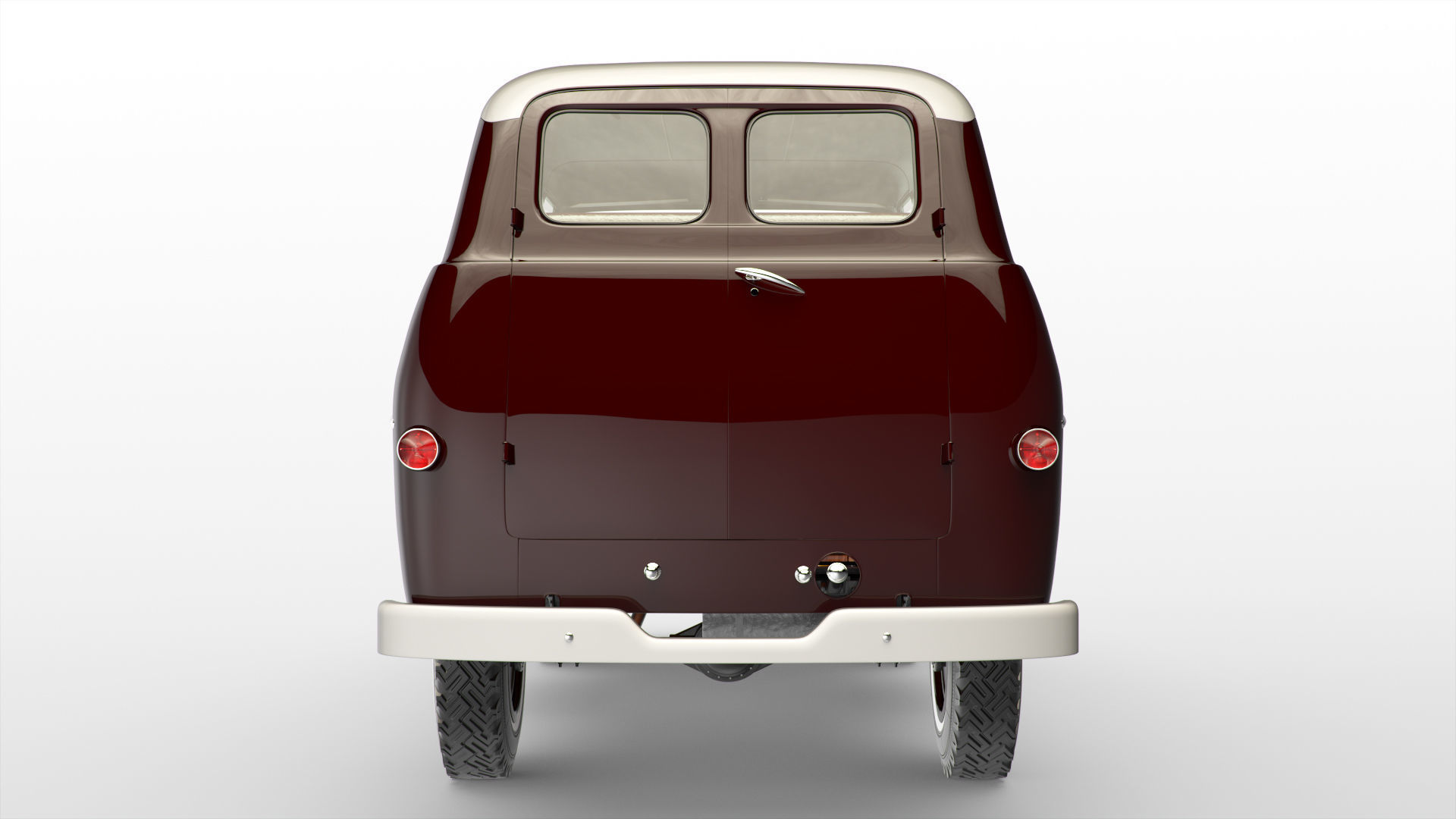 Dodge Town Wagon 4x4 3D model_25