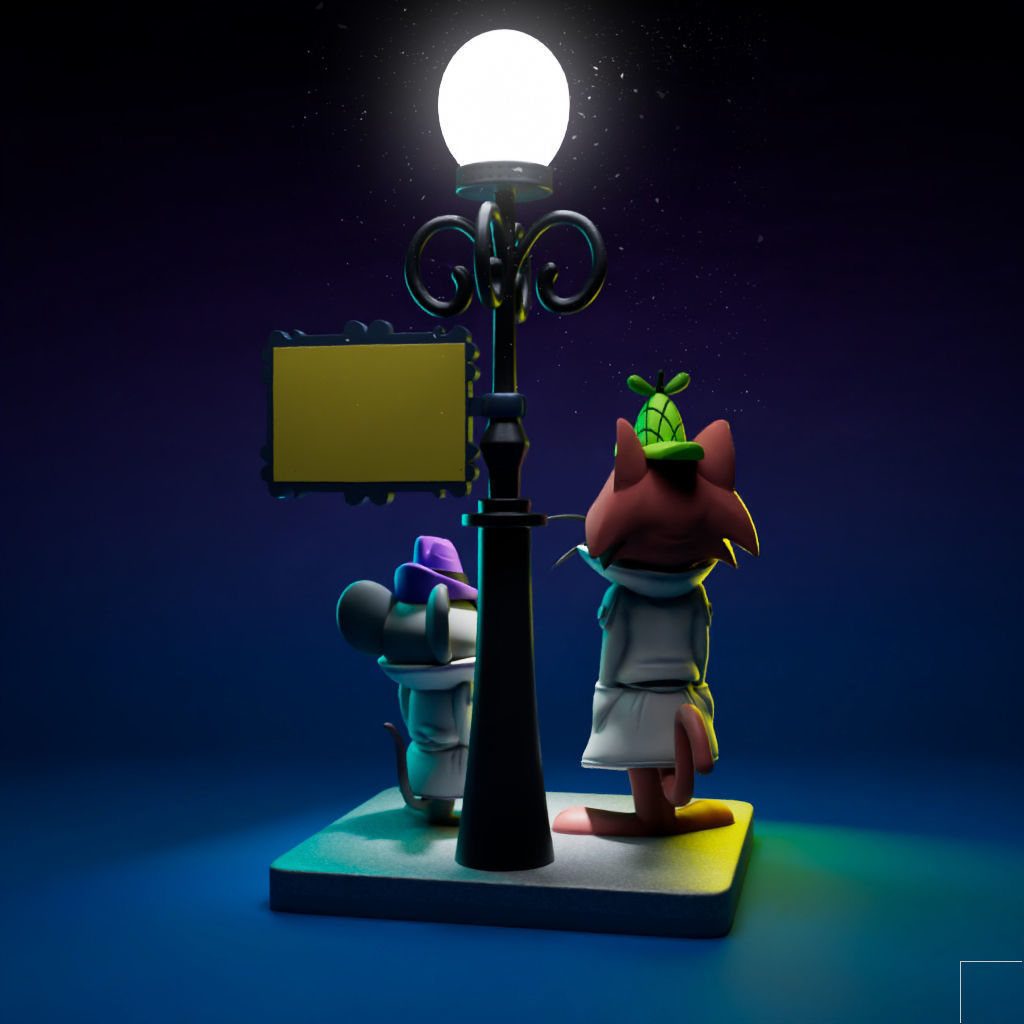 Snooper and Blabber 3D print model_3