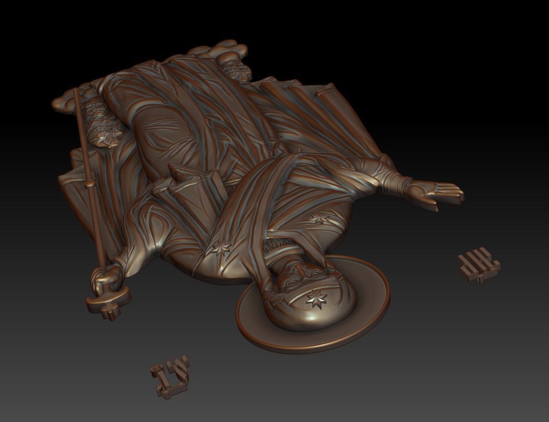 Mother of God Abbes of Holy Mountain 3D model_7