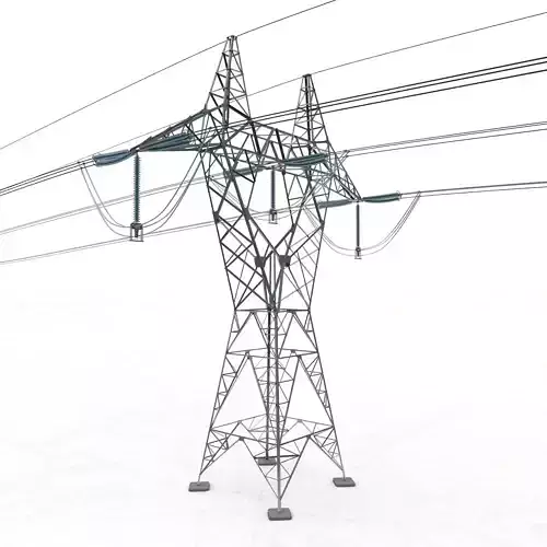 Electric Transmission Tower 3D model