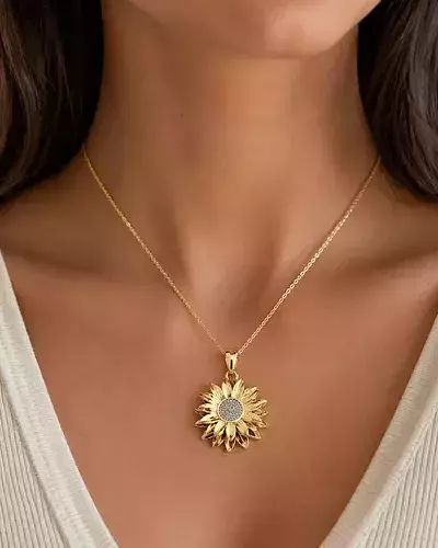 Sunflower Pendant
