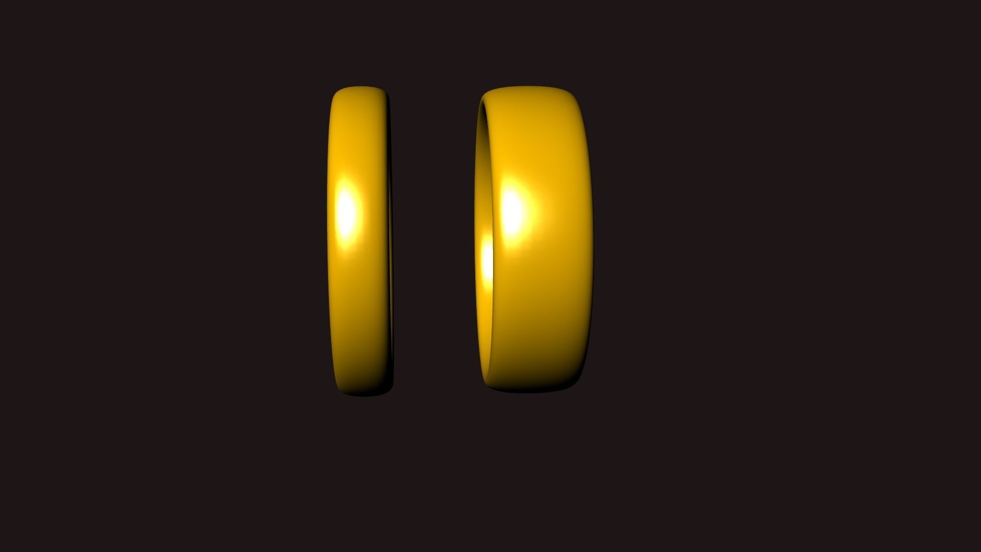 20 dual wedding bands stl verified 3D print model_8