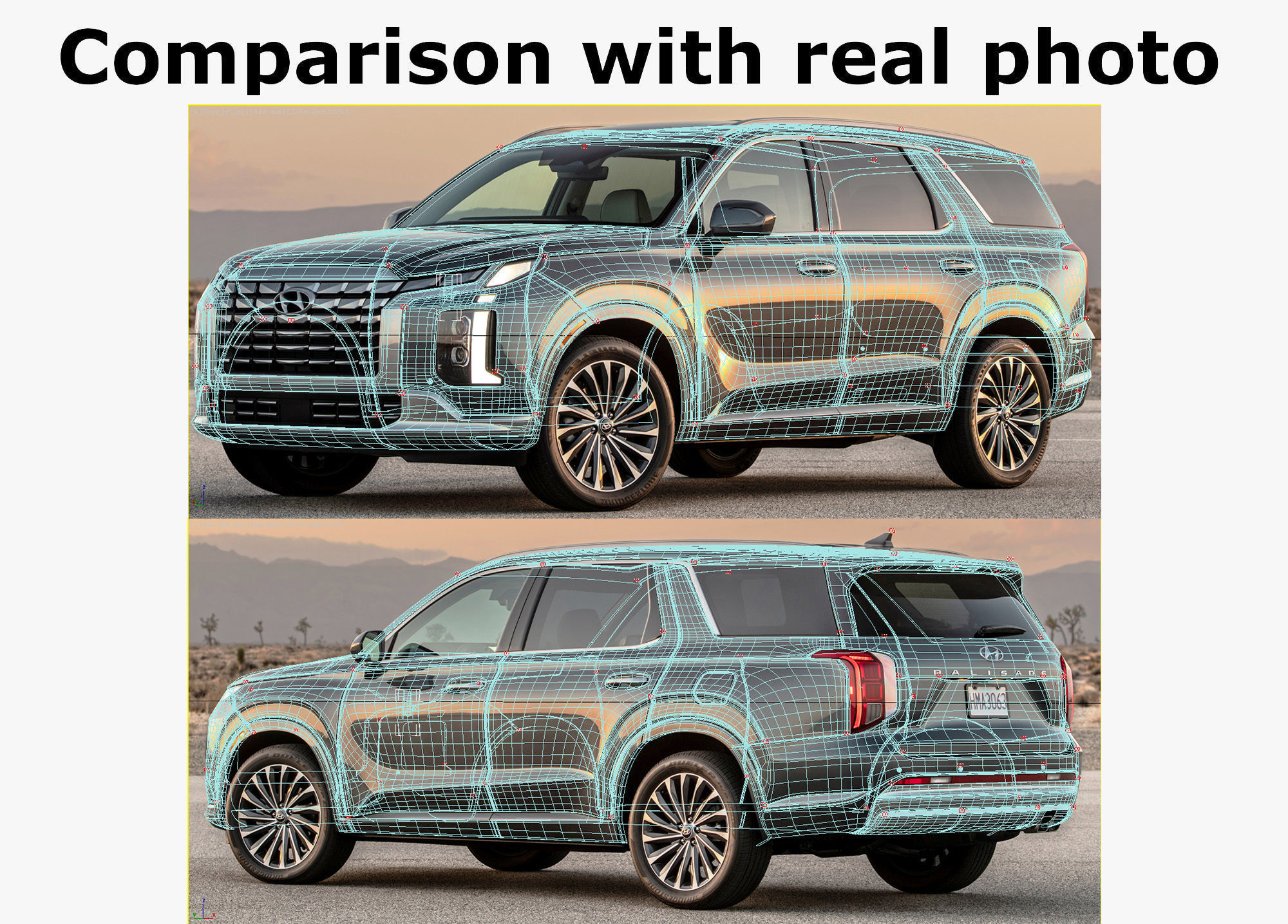 Hyundai Palisade 2023 3D model_30