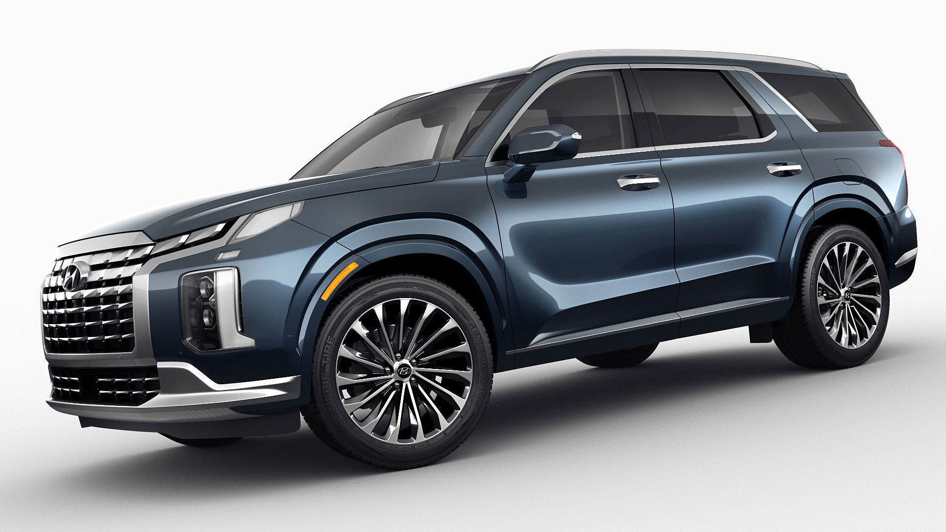 Hyundai Palisade 2023 3D model_10