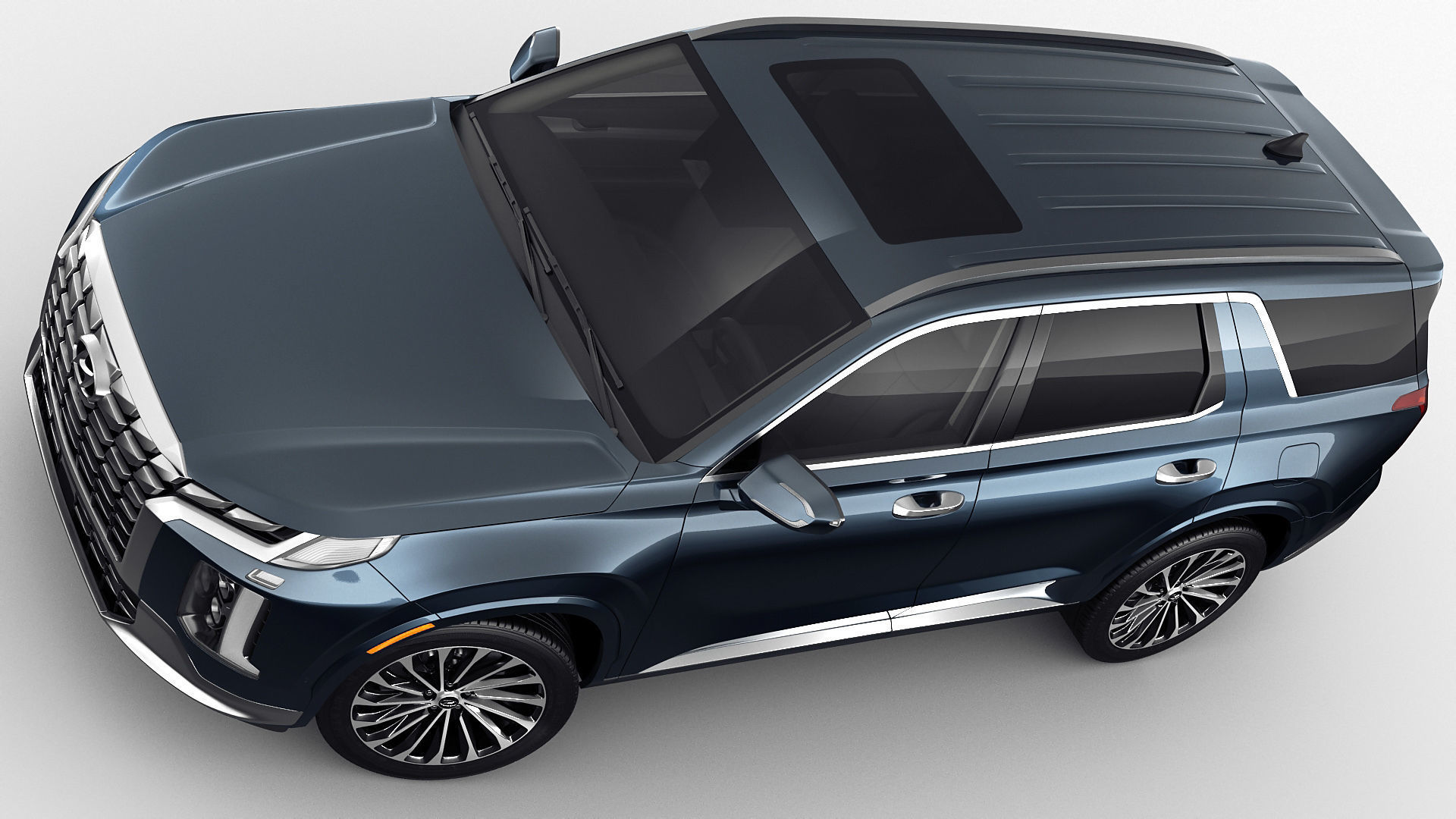 Hyundai Palisade 2023 3D model_8