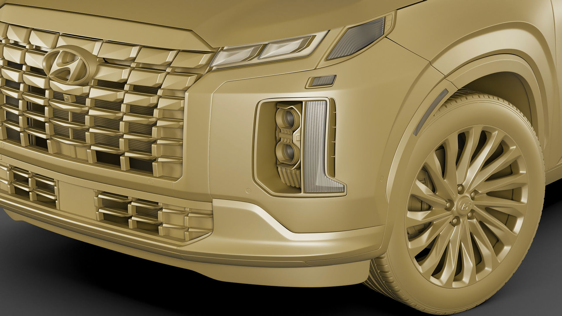 Hyundai Palisade 2023 3D model_24