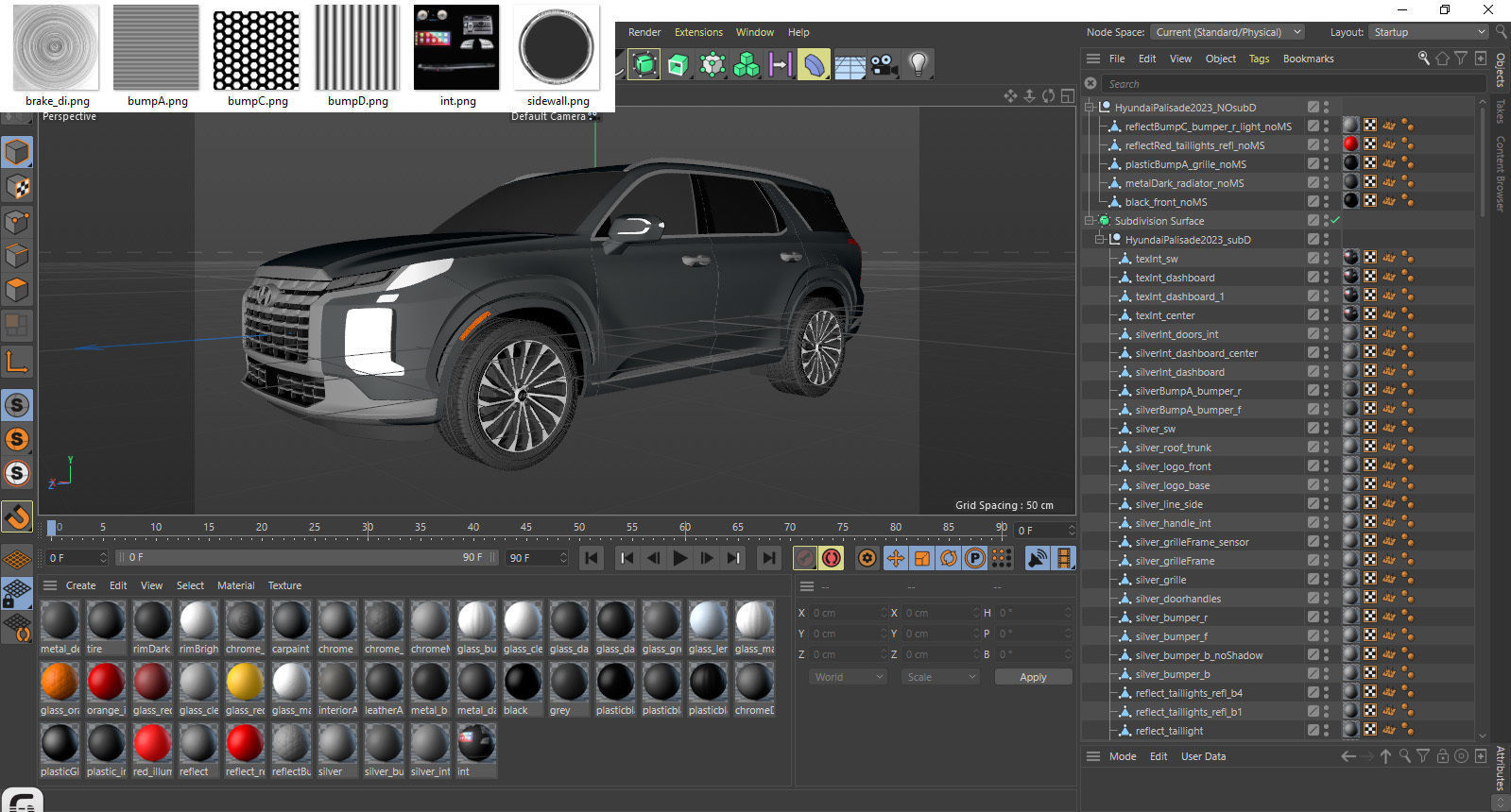 Hyundai Palisade 2023 3D model_32