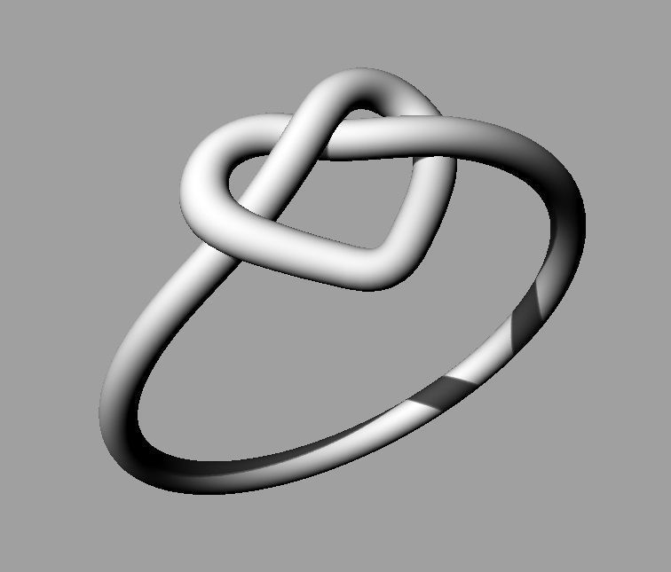 Heart Knot Ring 3D print model_12