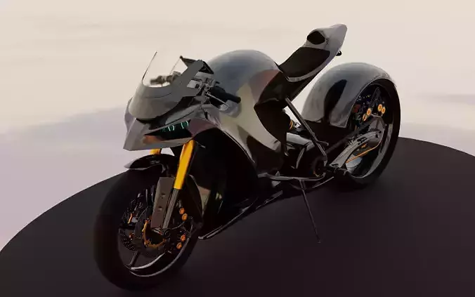 Concept sport bike Free 3D model