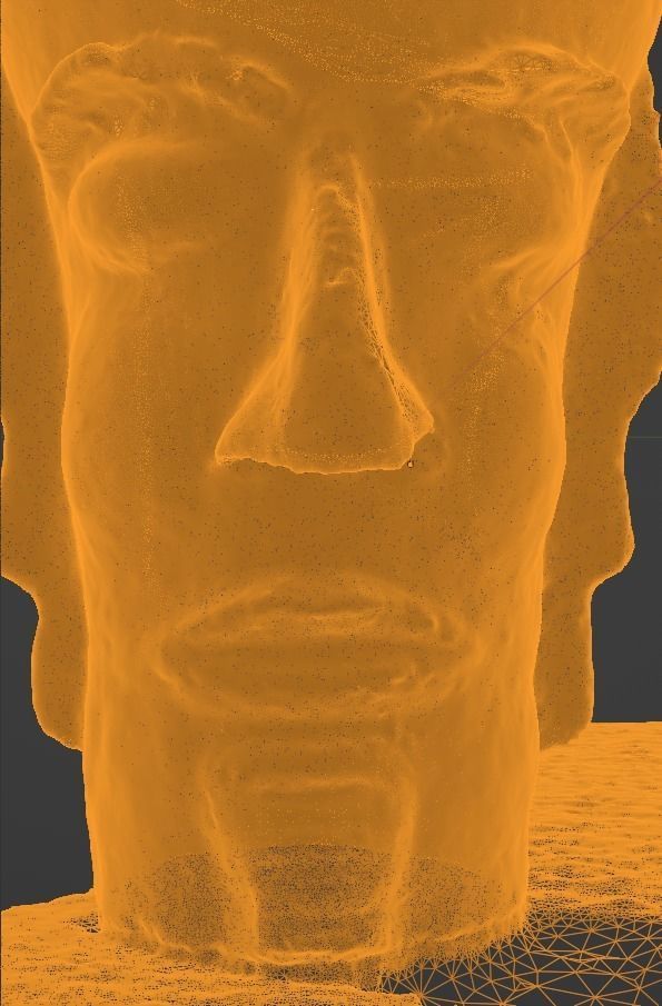 Unique Antic Vase with Faces Photo Scan 3D model_25